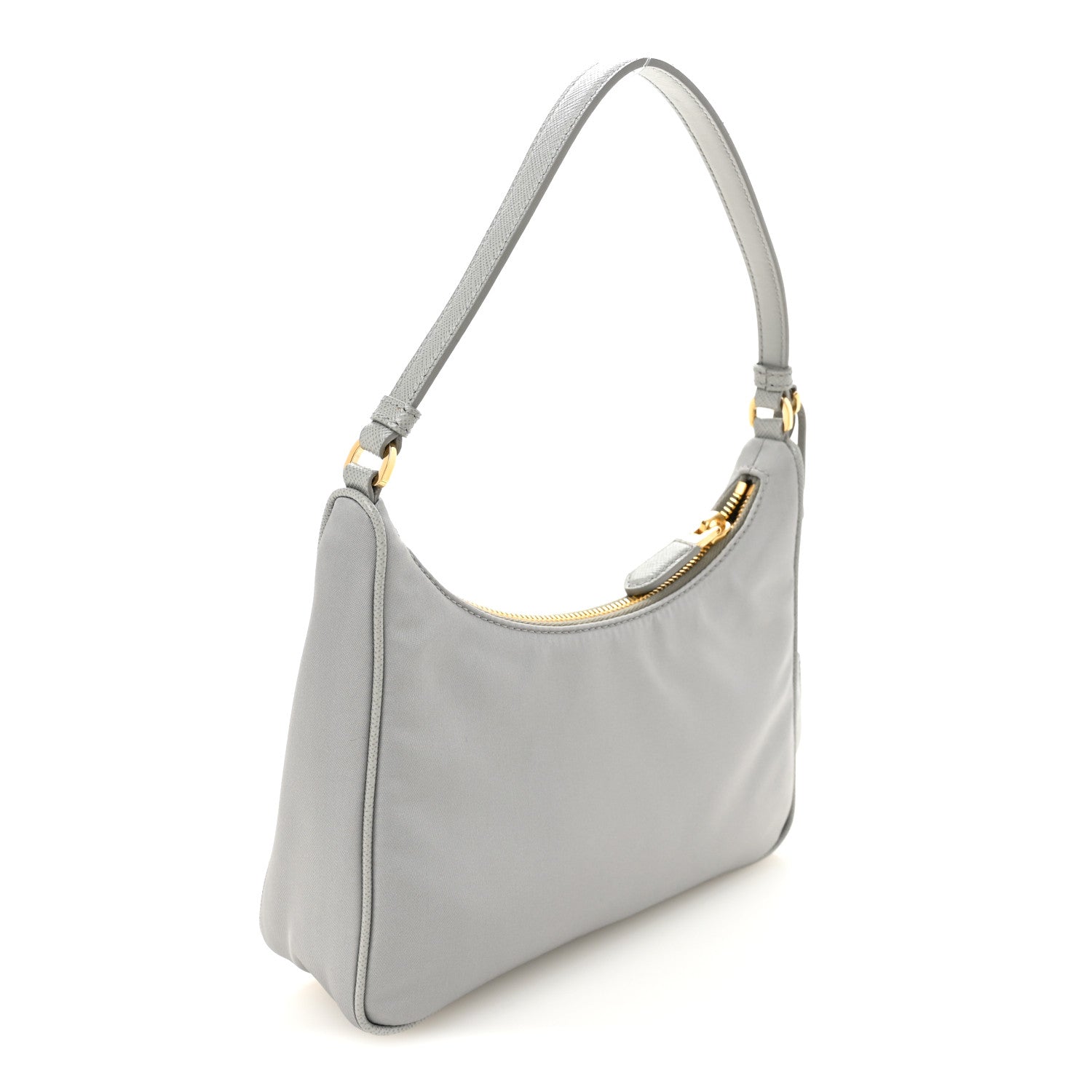 Re-Nylon Saffiano Mini Re-Edition 2005 Bag Cloudy