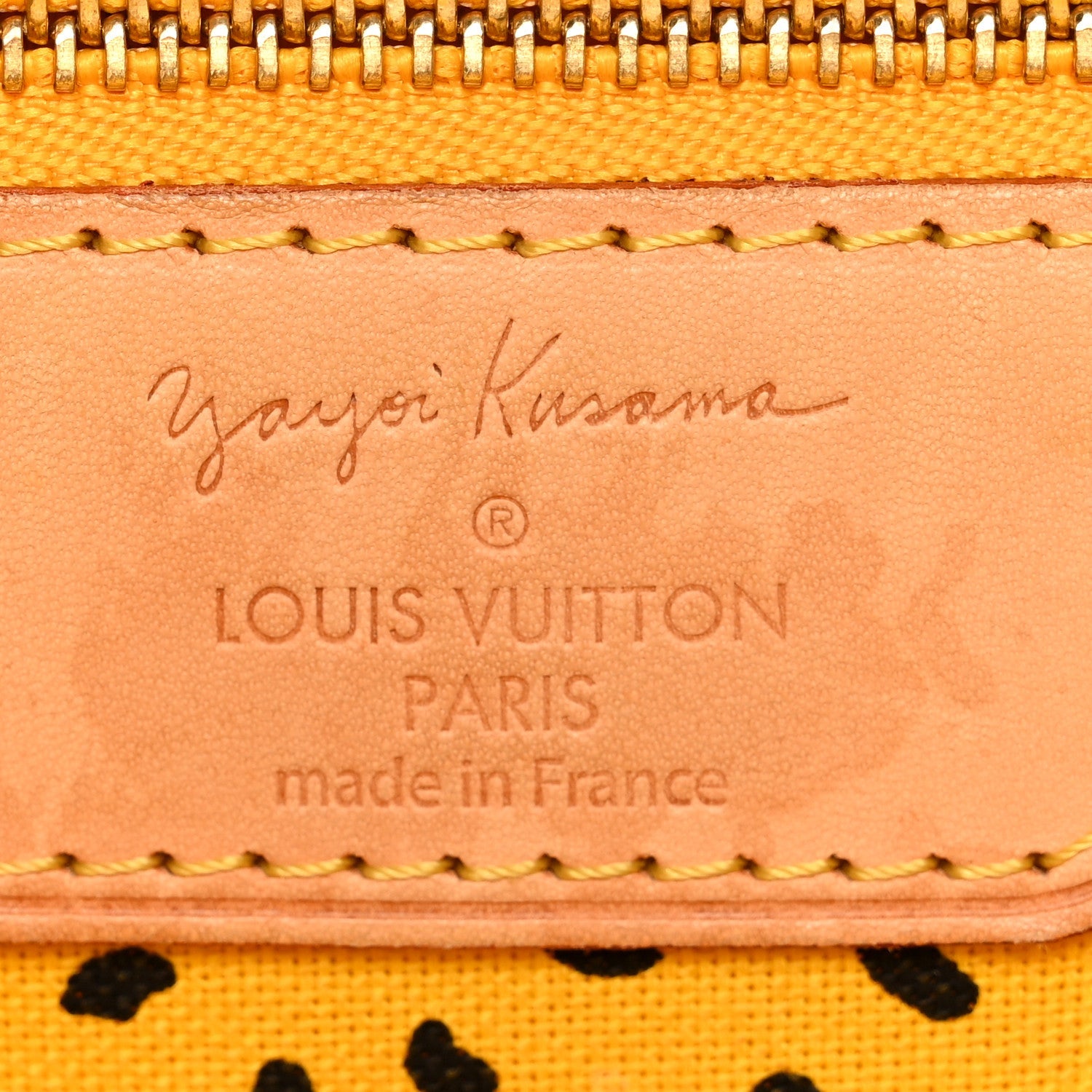 Monogram Kusama Waves Neverfull MM Yellow