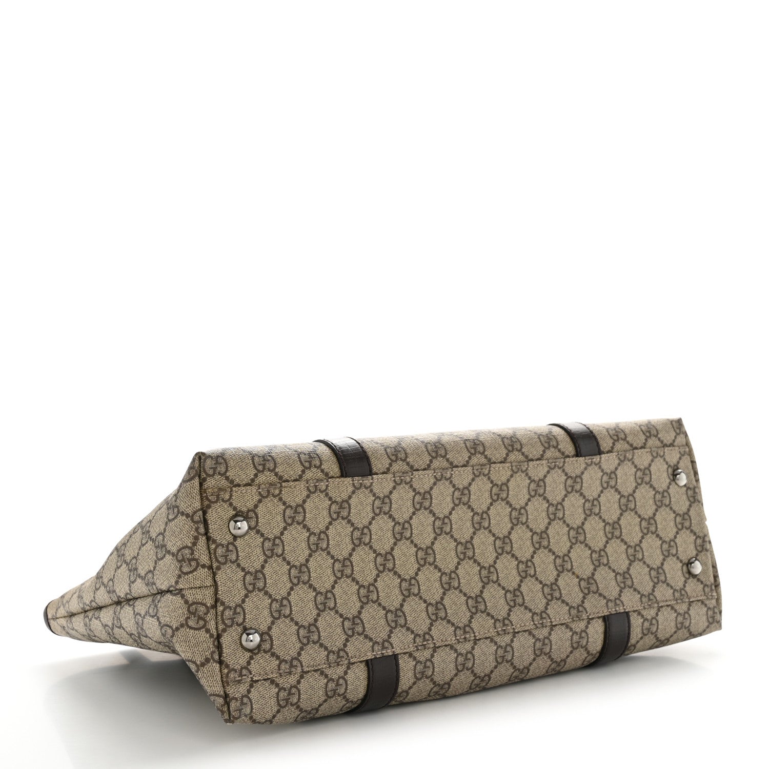 GG Plus Monogram Medium Joy Tote Dark Brown