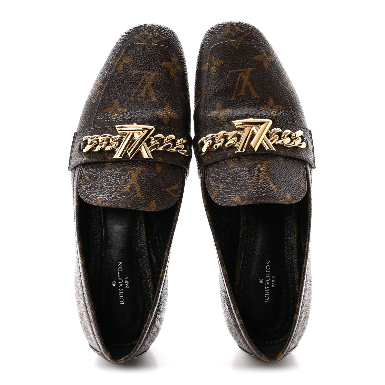 Monogram Upper Case Flat Loafer 38.5