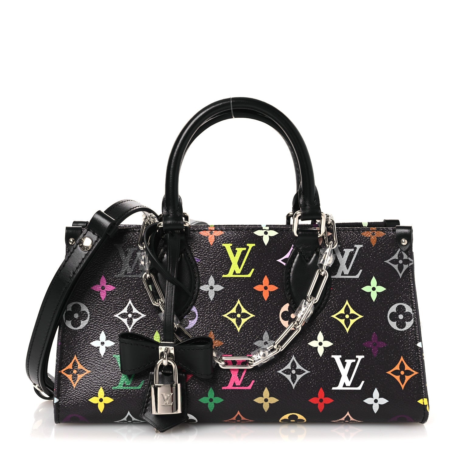 LV X TM Monogram Multicolor OnTheGo East West Black