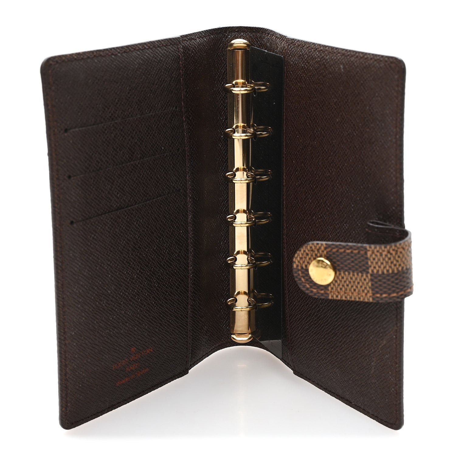 Damier Ebene Small Ring Agenda Cover