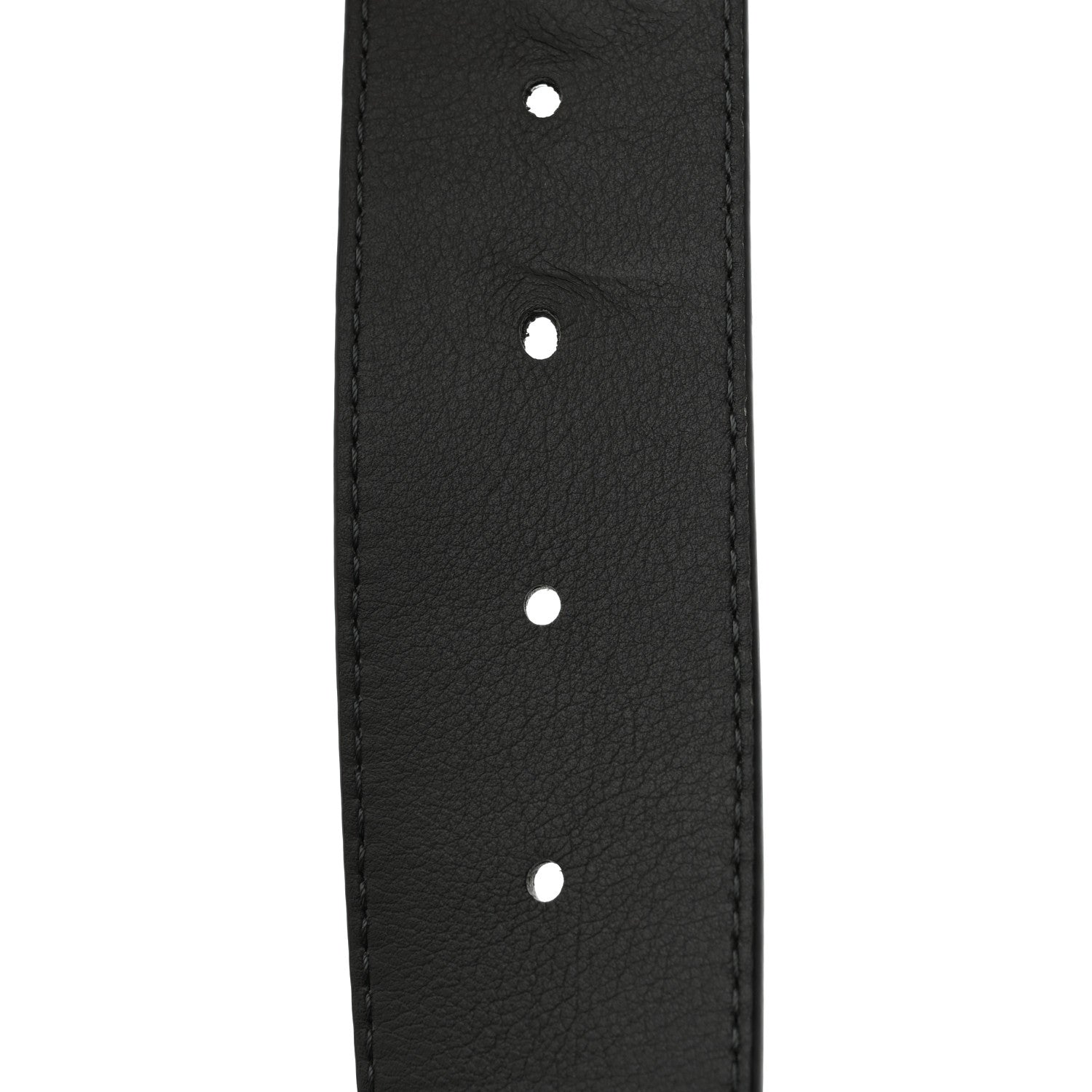 Calfskin 40mm Damier LV Initiales Reversible Belt 95 38 Gray Black