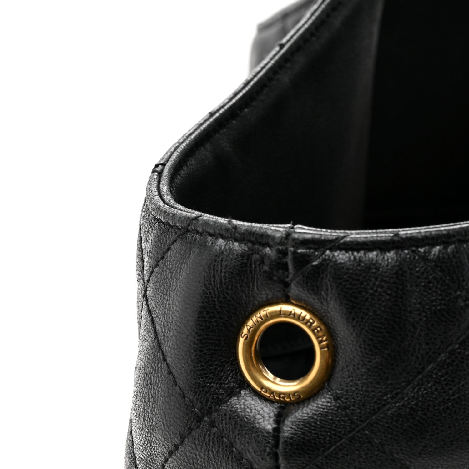 Lambskin Quilted Maxi Icare Shopping Tote Black