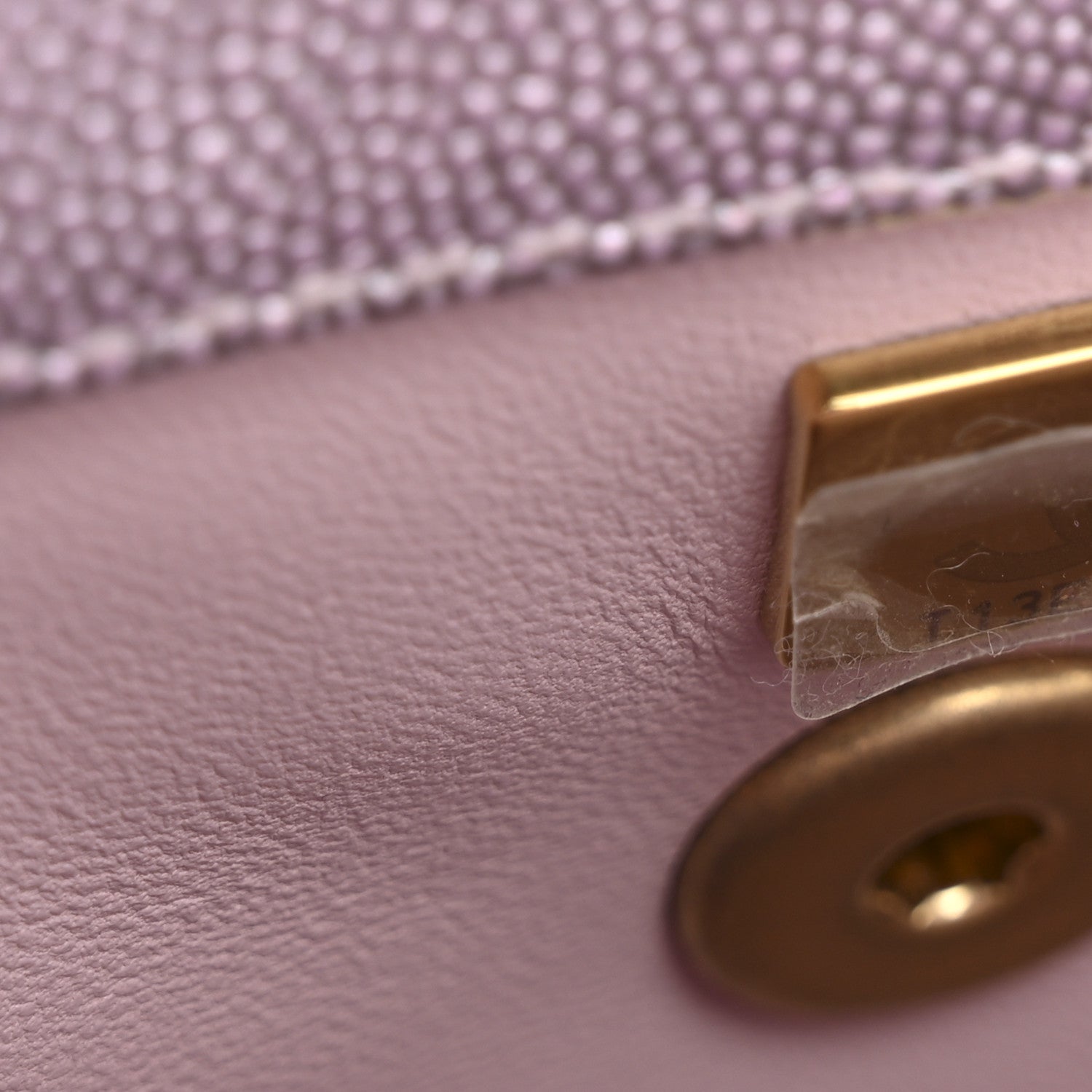 Metallic Caviar Quilted Mini Coco Handle Flap Light Pink