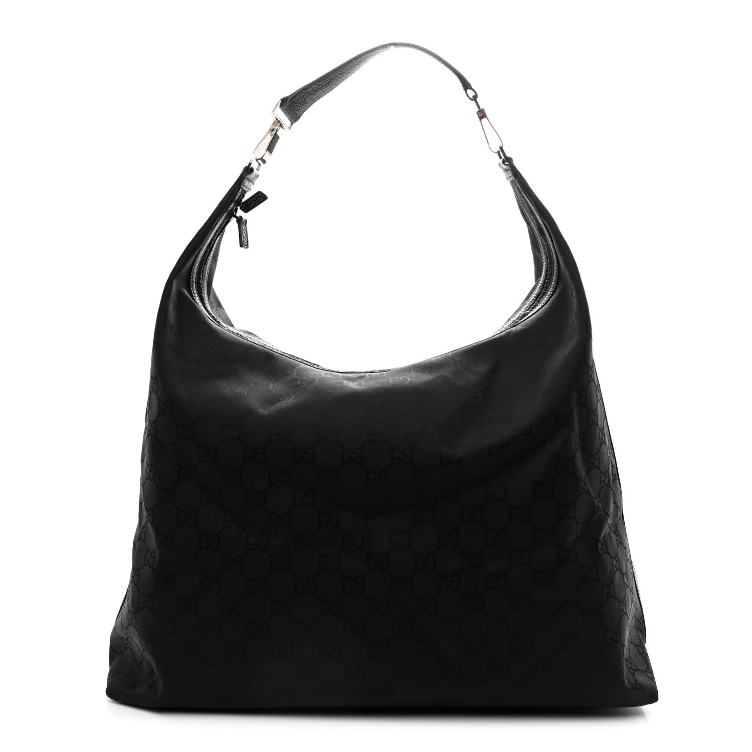 Nylon Monogram Extra Large Hobo Black