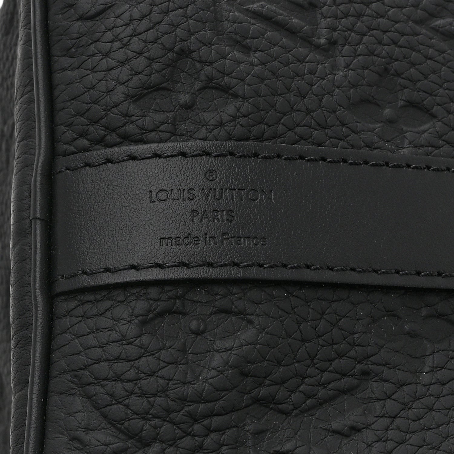 Monogram Taurillon Keepall Bandouliere 35 Black