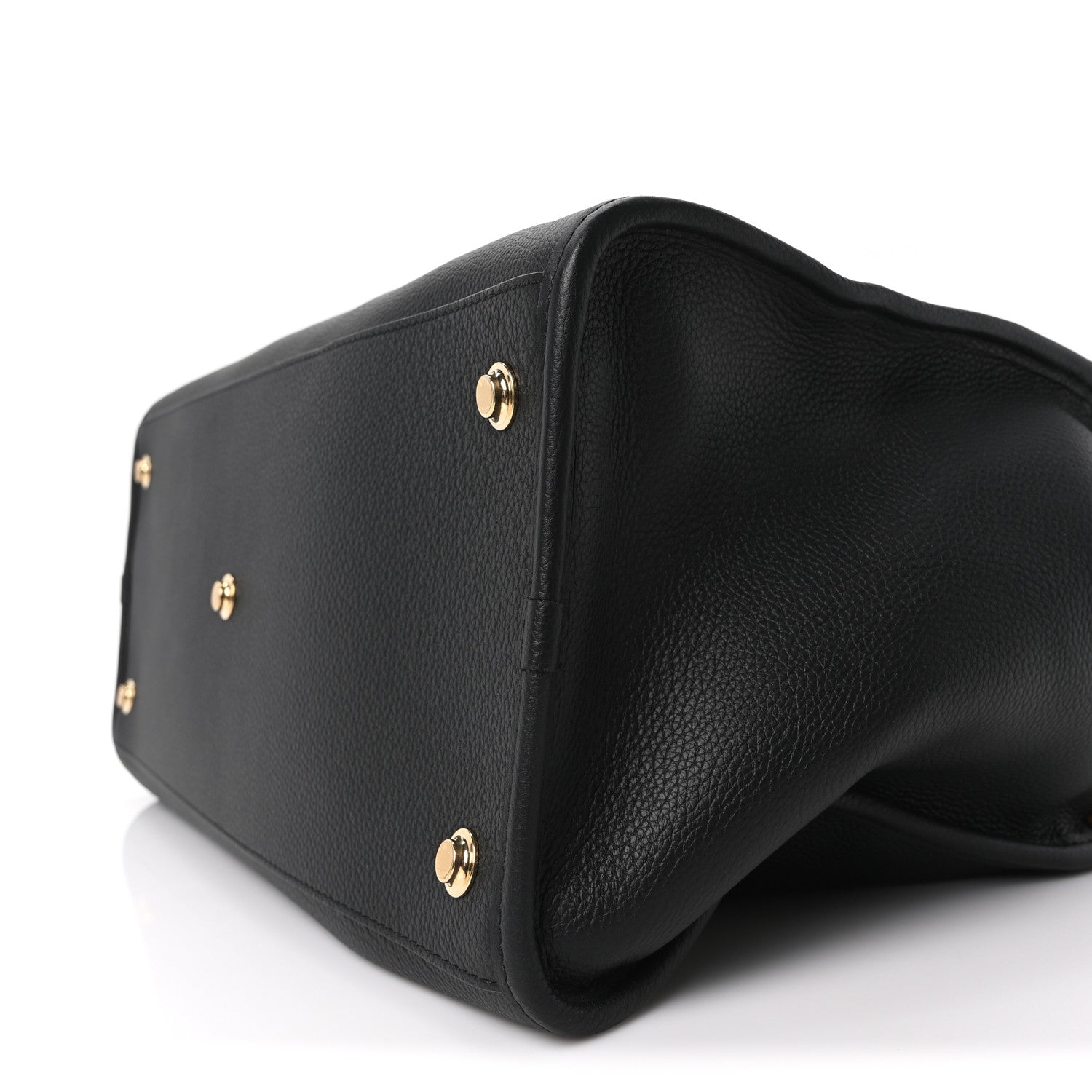 Calfskin Shearling City Steamer GM Black Bronze