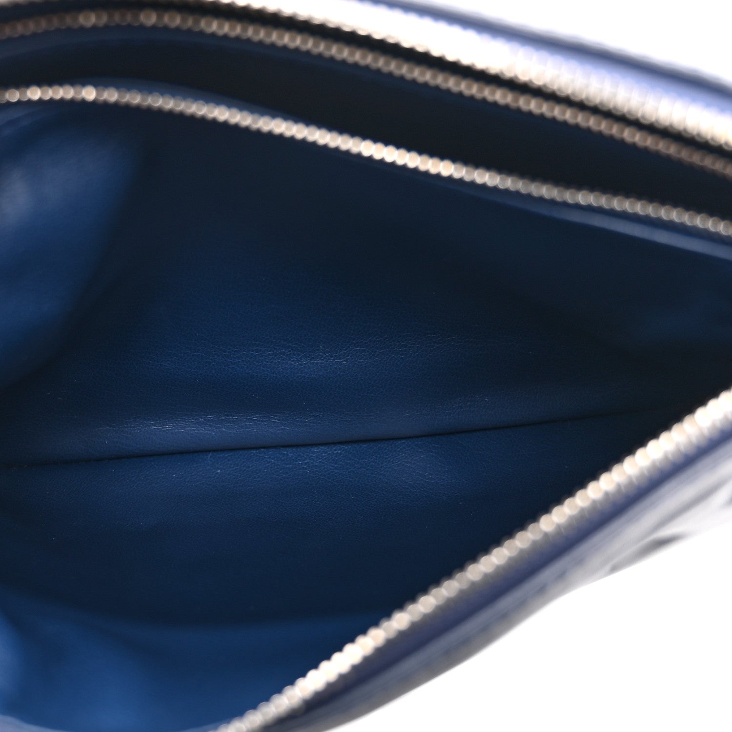 Lambskin Embossed Monogram Coussin PM Denim Blue