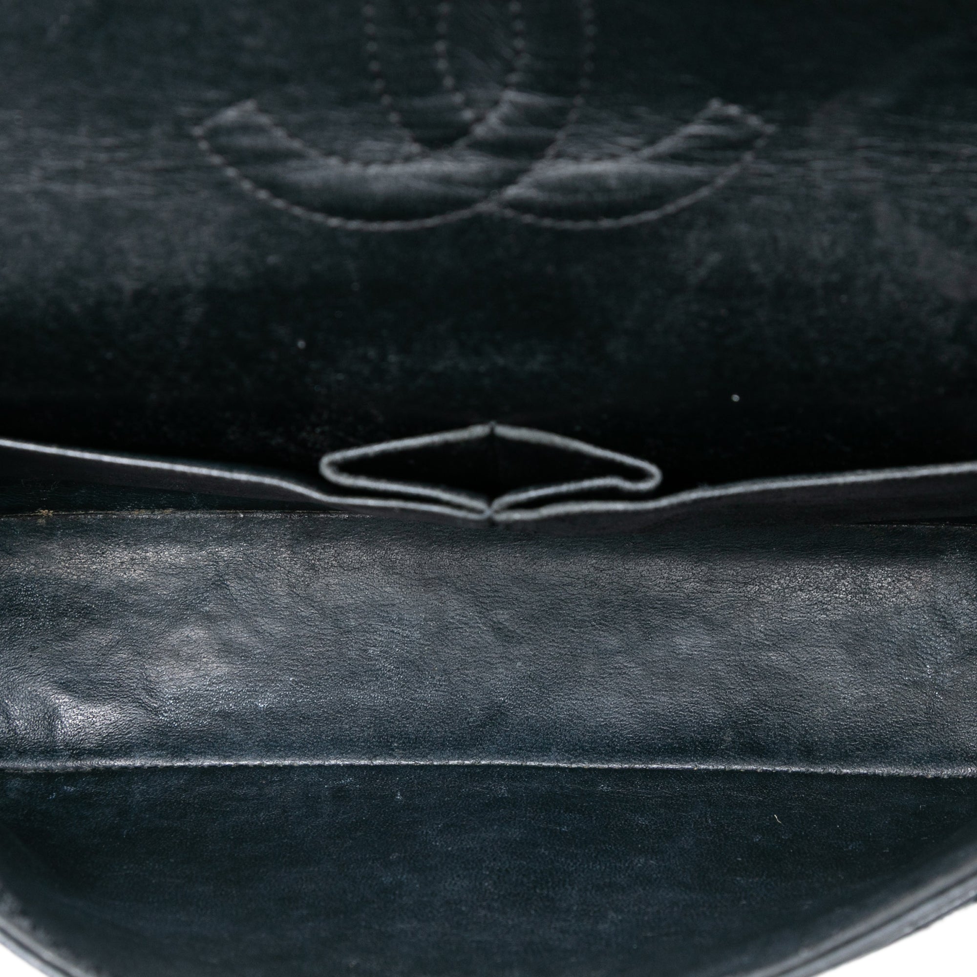 Classic Double Flap Bag Quilted Caviar Medium