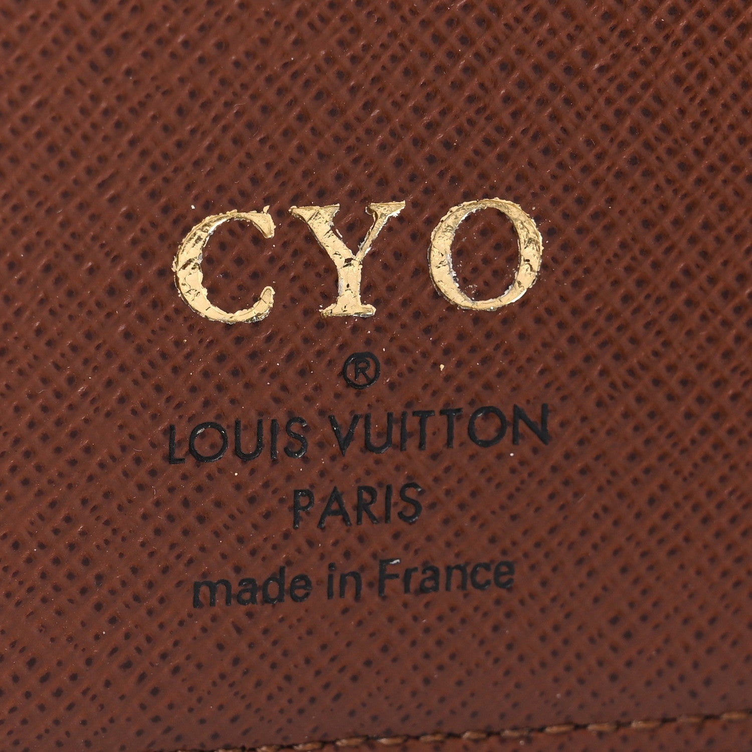 Monogram Checkbook Holder Case Wallet