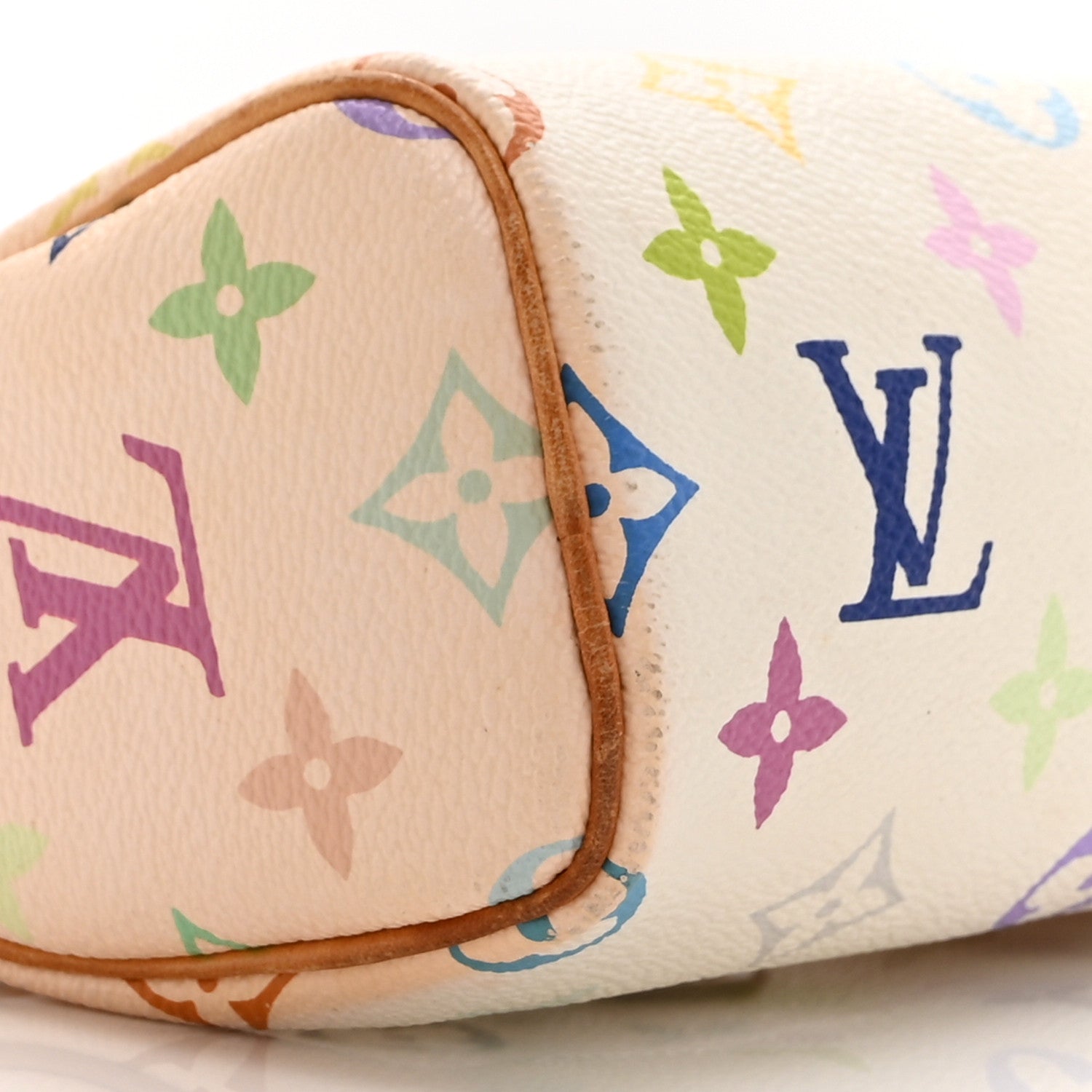 Monogram Multicolor Mini Sac HL Speedy White