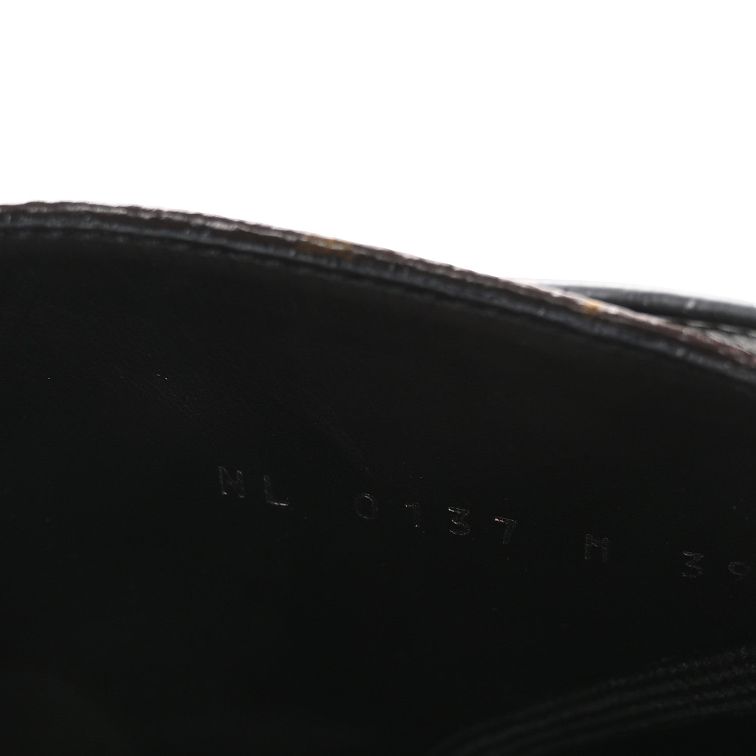 Calfskin Monogram Wonderland Flat Ranger Boots 39 Black