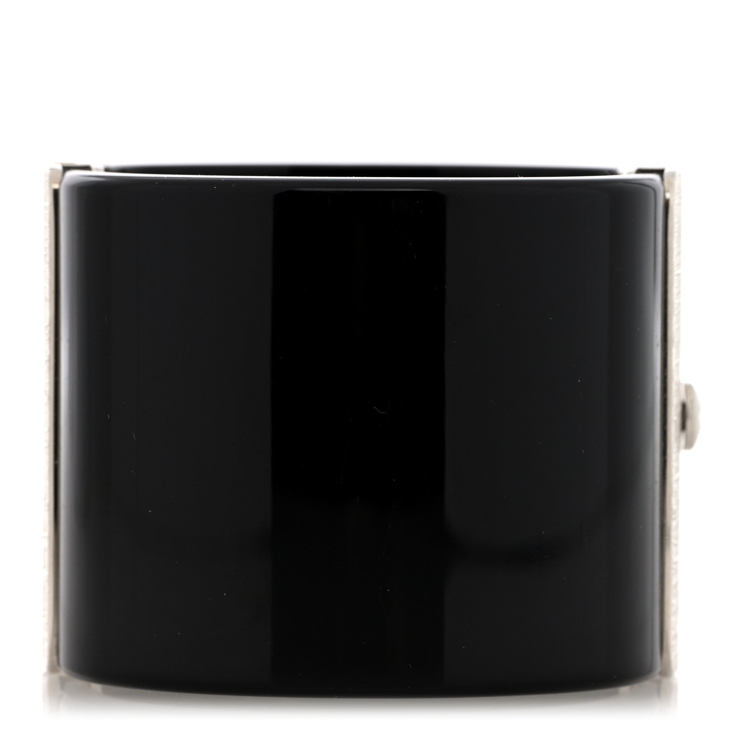 Resin Crystal Pearl CC Cuff Black
