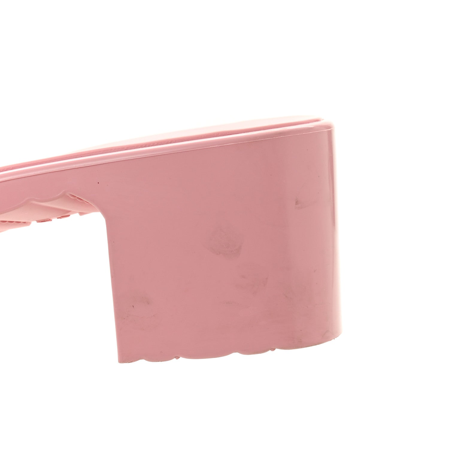 Rubber Gucci Logo Womens Platform 20/60mm Slide Sandals 41 Wild Rose