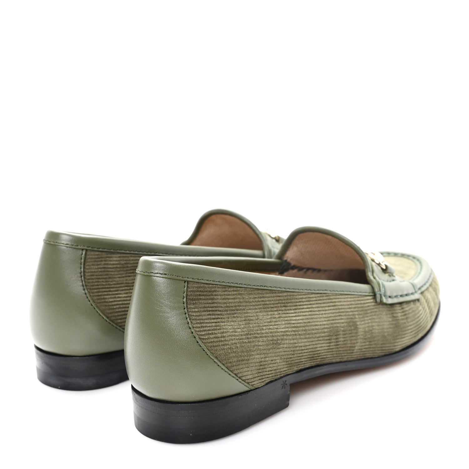 Corduroy Womens 1953 Horsebit Loafers 37.5 Sweet Military