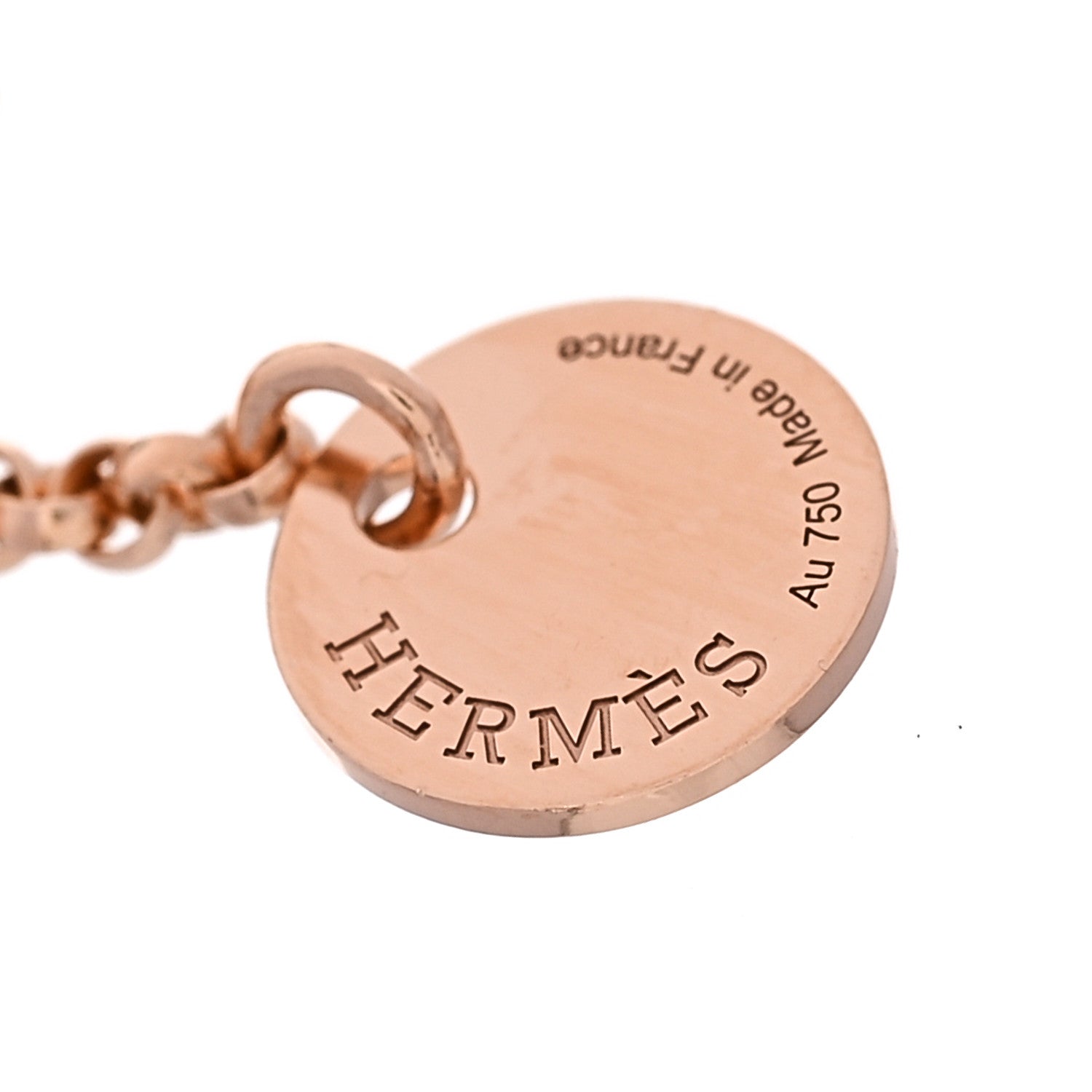 18K Rose Gold Diamond Clou d'H Bracelet