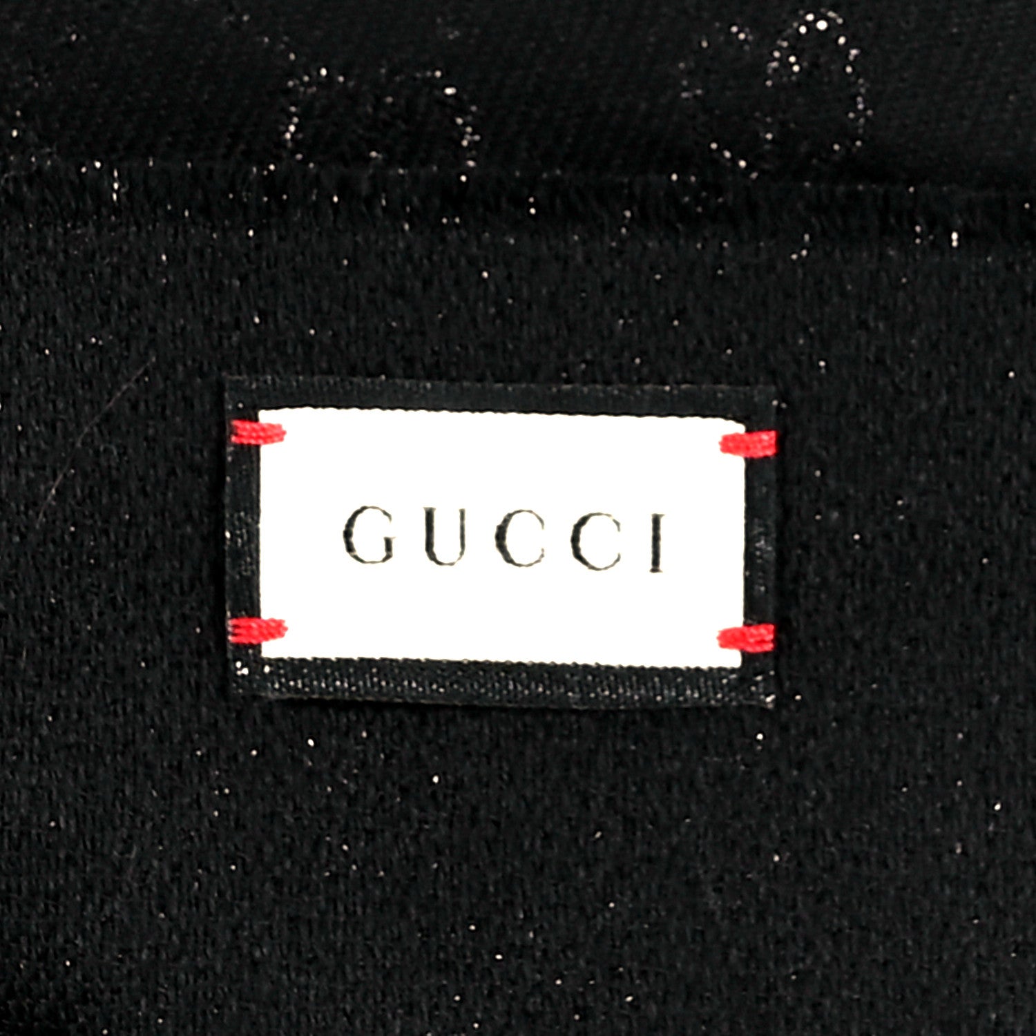 Cashmere GG Monogram Gem Lux Scarf Black