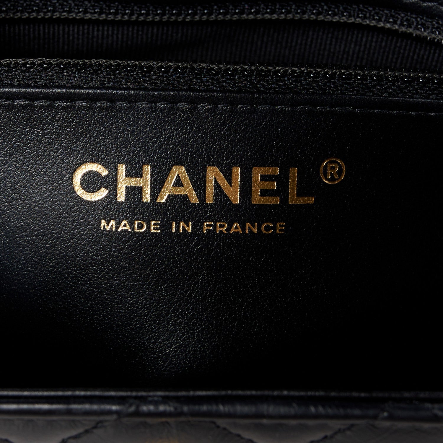 Shiny Aged Calfskin Quilted Nano Kelly Shopper Black
