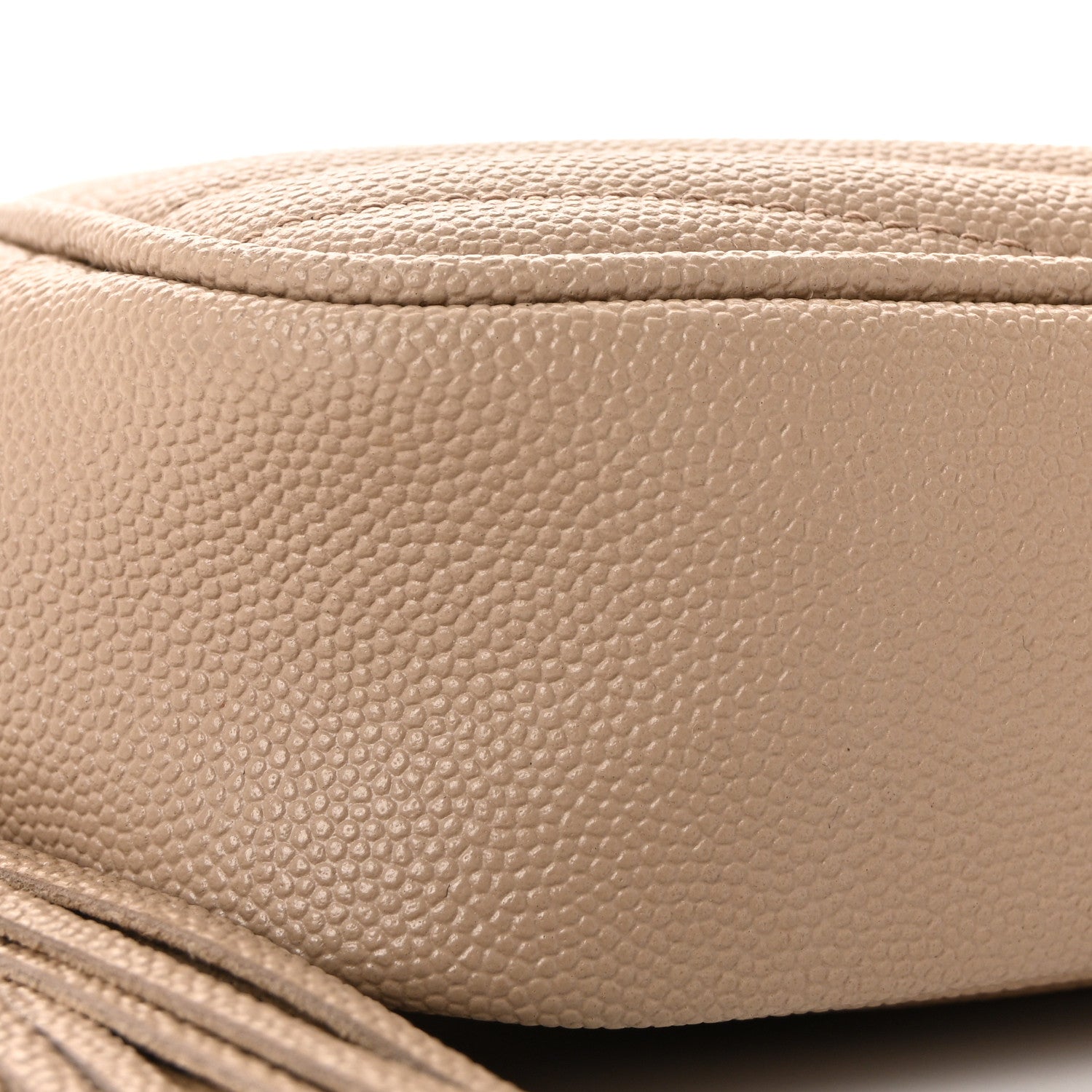Grain De Poudre Matelasse Monogram Mini Lou Camera Bag Dark Beige