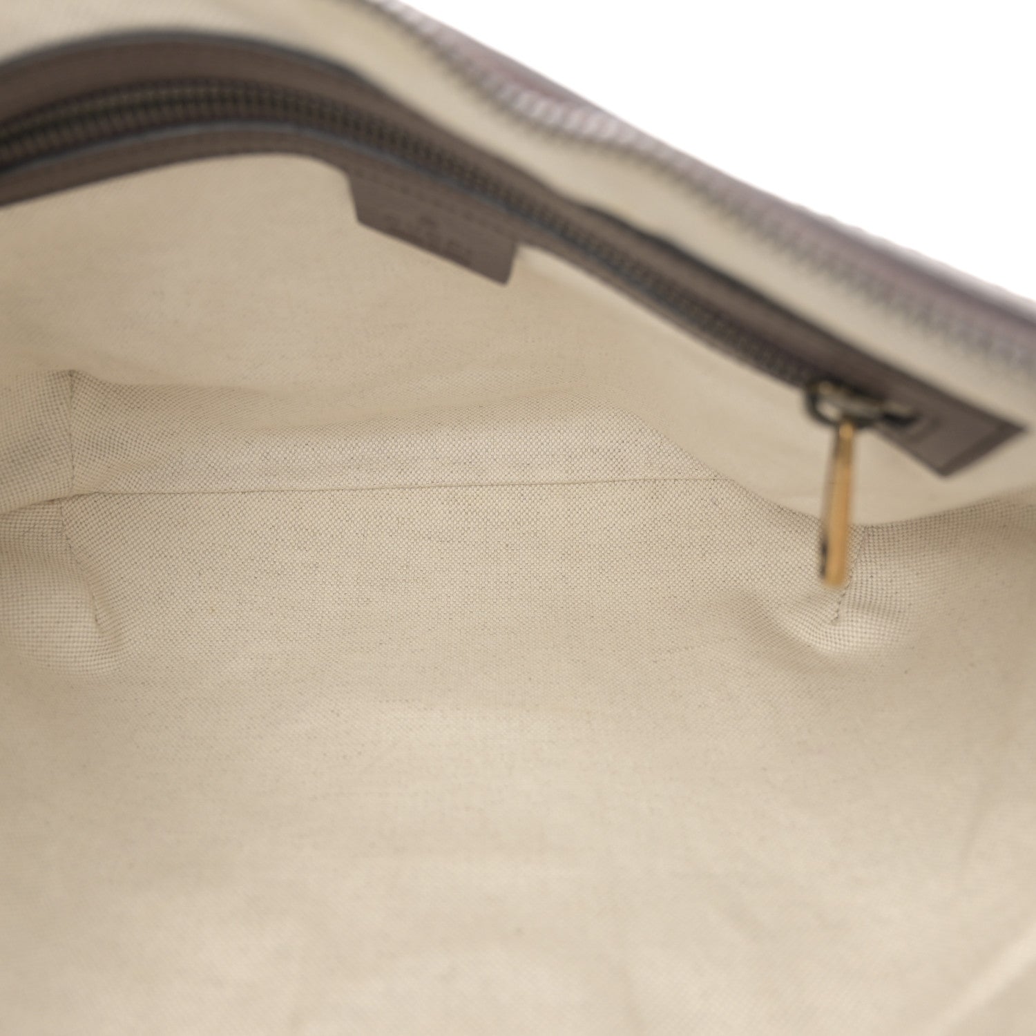 GG Supreme Monogram Web Small Ophidia Half Moon Hobo Brown