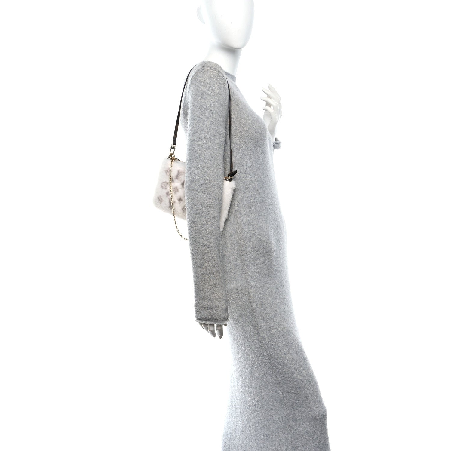 Monogram Mink Neo Pochette Milla Vision White