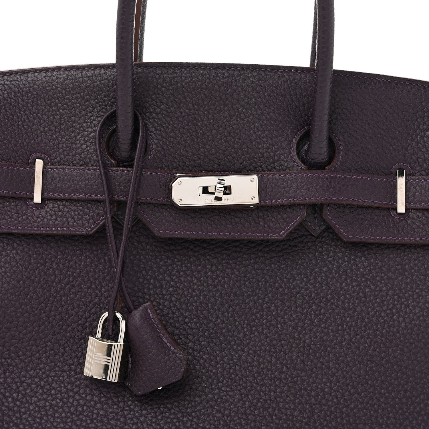 Taurillon Clemence Birkin 35 Raisin