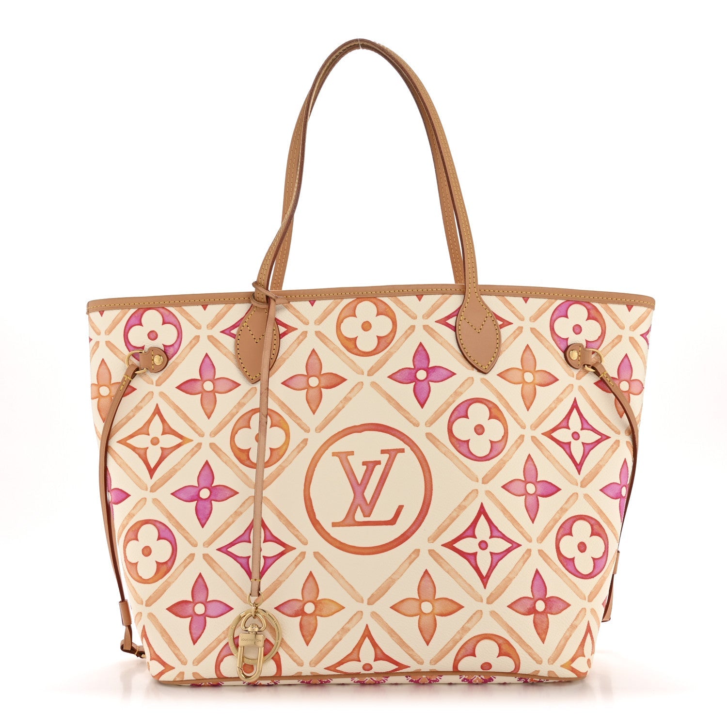 Monogram Giant By The Pool 2.0 Neverfull MM Coral
