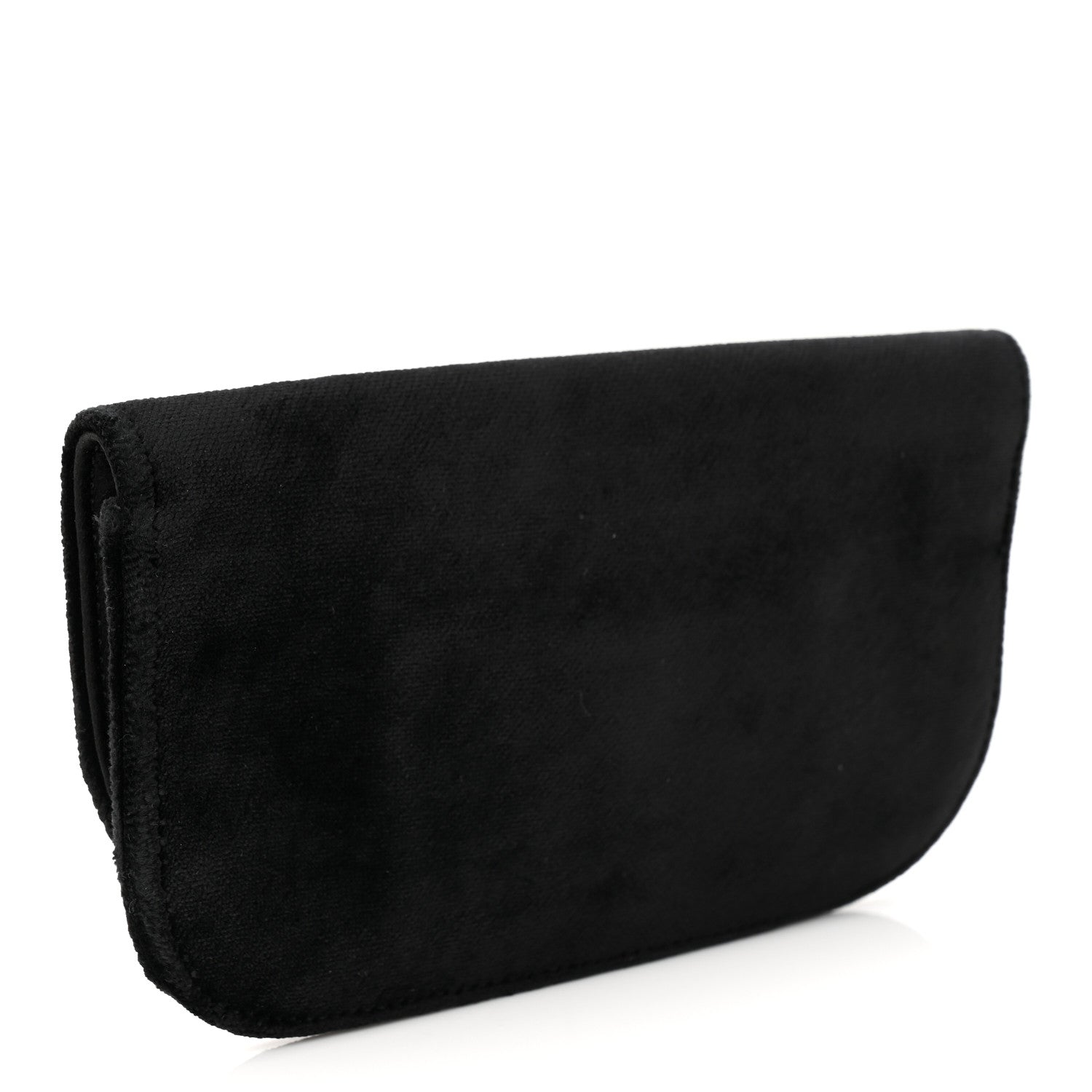 Velvet Flap Pouch Black