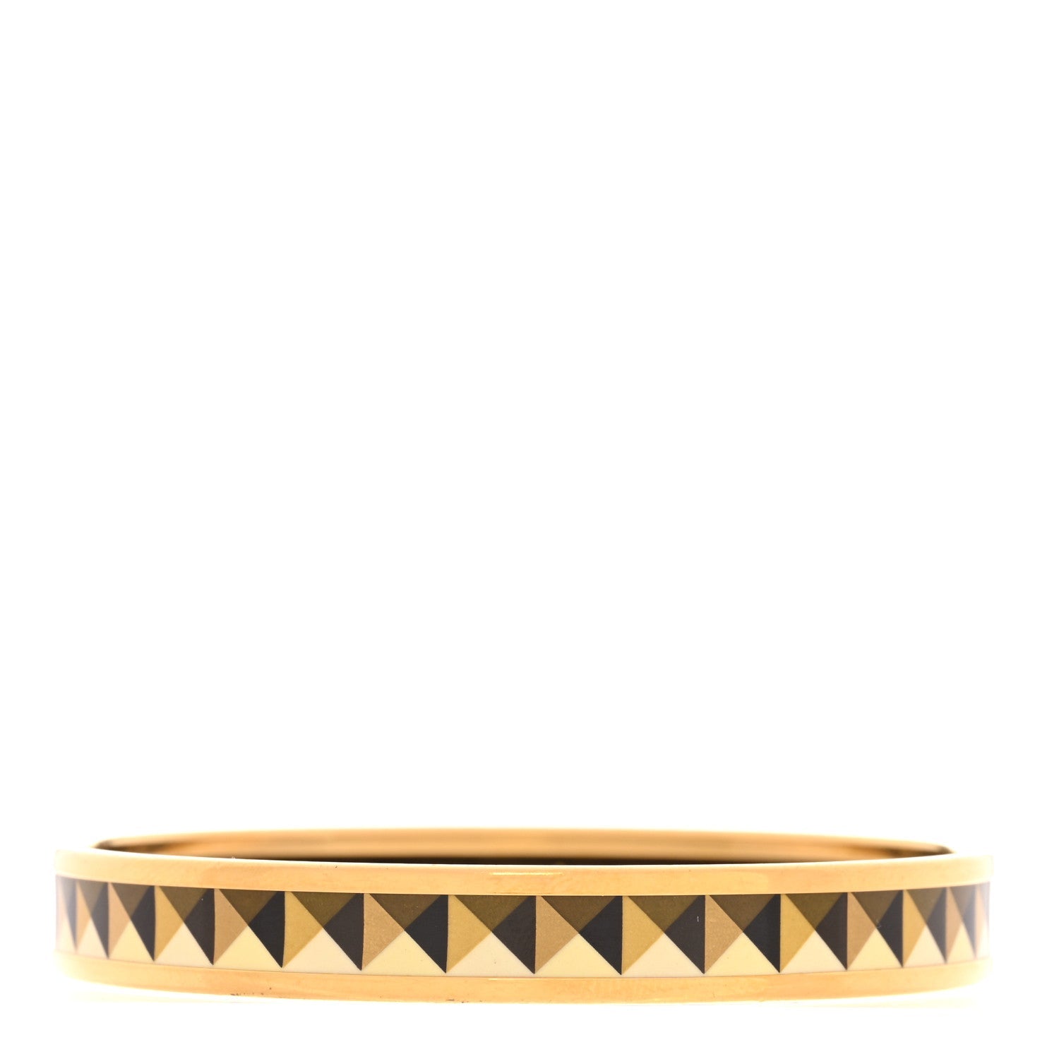 Enamel Printed Narrow Clous en Trompe l'Oeil Bracelet 65