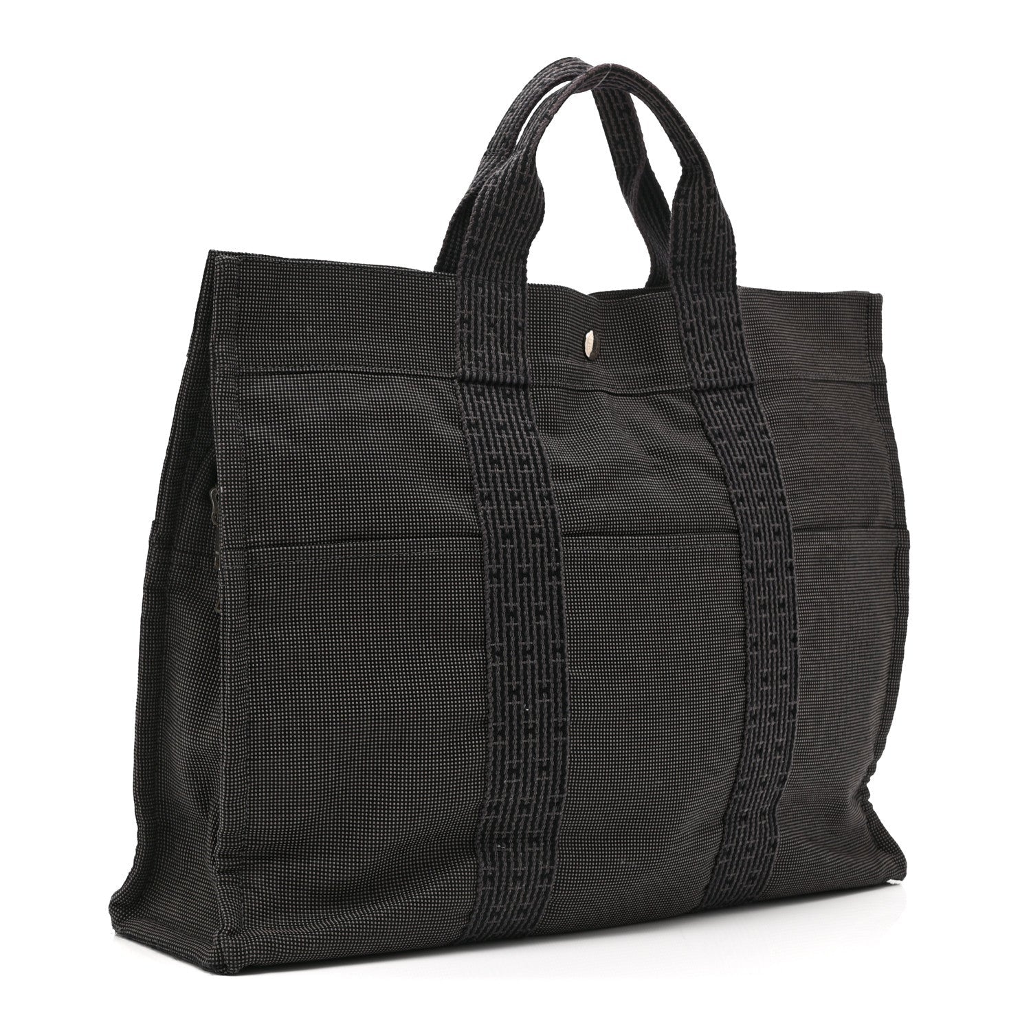 Canvas Herline MM Tote Grey