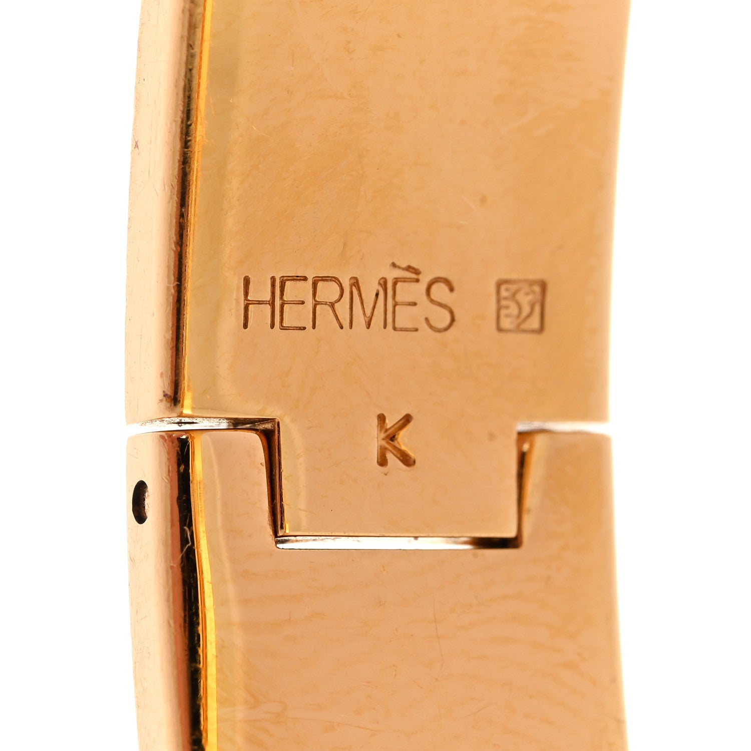 Enamel Narrow Clic Clac H Bracelet GM Anis