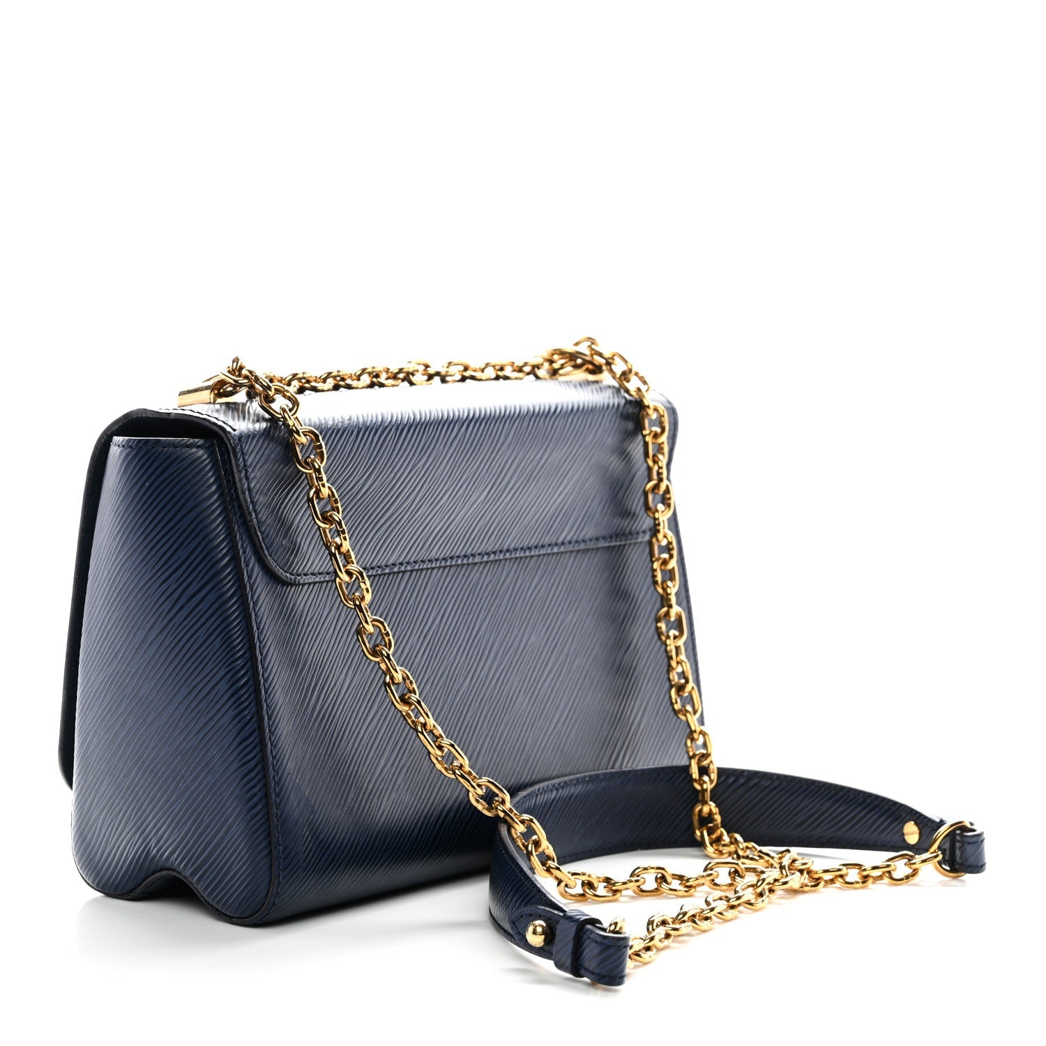 Epi Twist Shoulder Bag MM Indigo