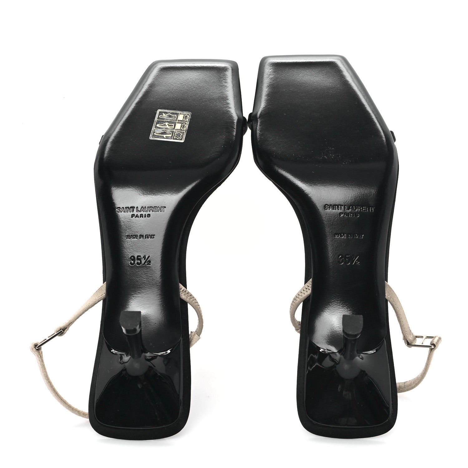 Satin Slingback Jaspe 55 Sandals 38 Black Partridge Pink