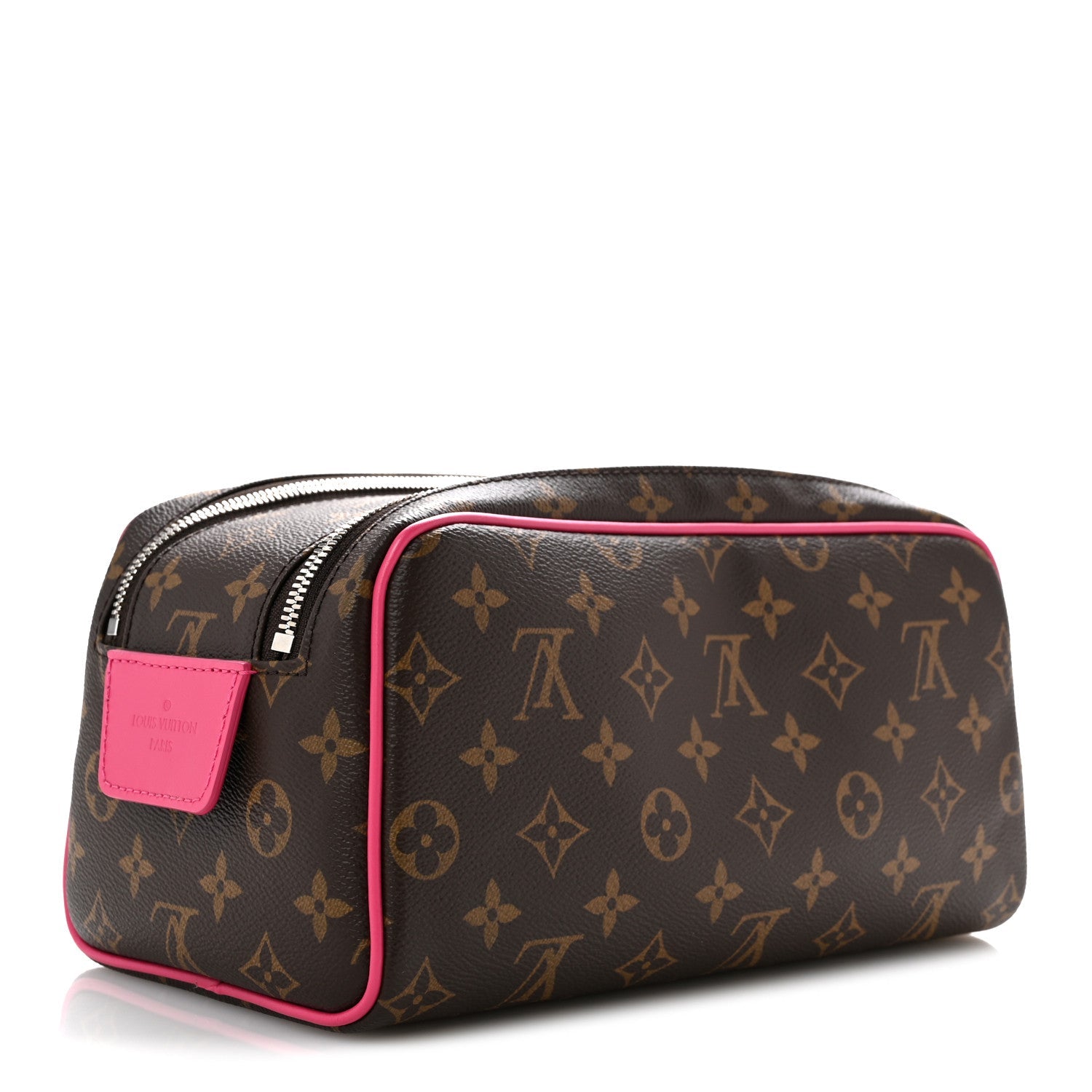 Monogram Macassar Dopp Kit Toilet Pouch Pondichery Pink