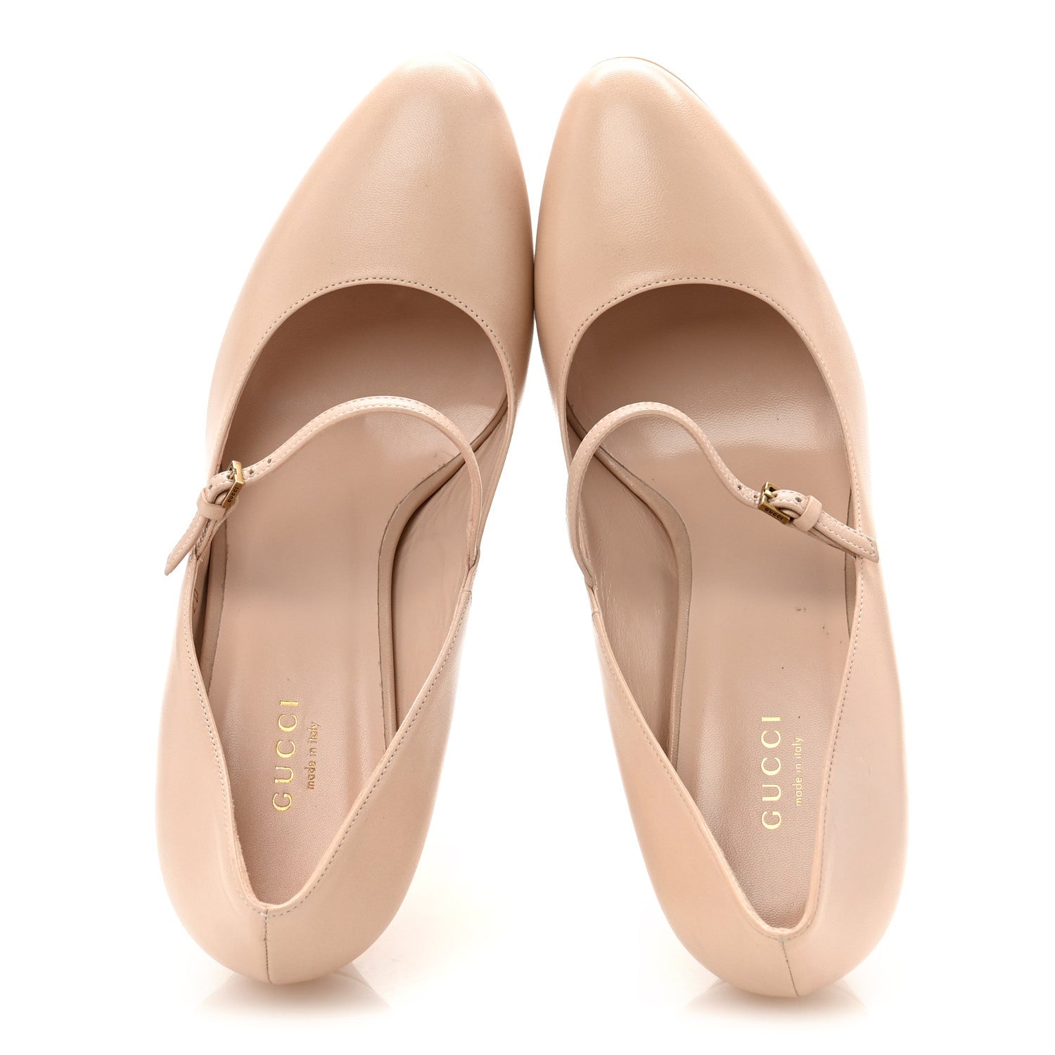 Malaga Kid Mary Jane Angel Platform High Heel Pumps 40.5 Skin Rose