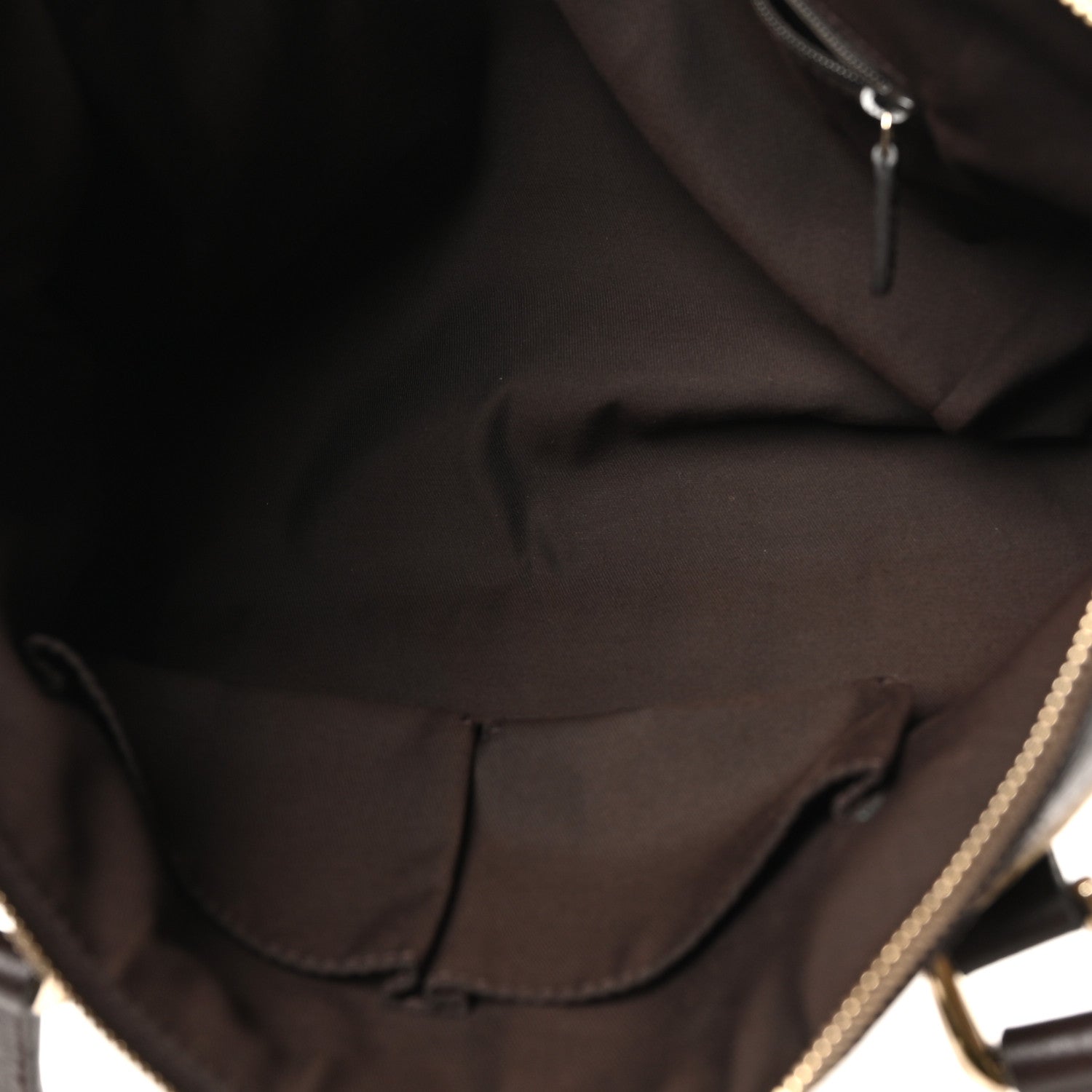 Monogram Medium Abbey Tote Brown