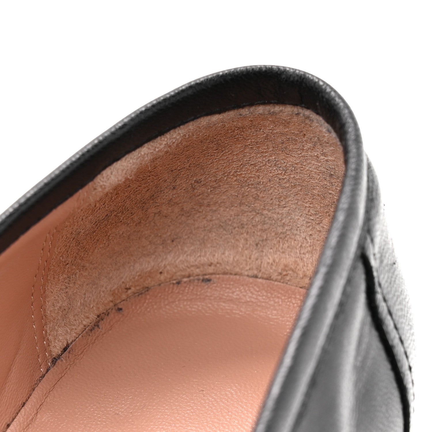 Goatskin Womens Paris Loafers 40 Black