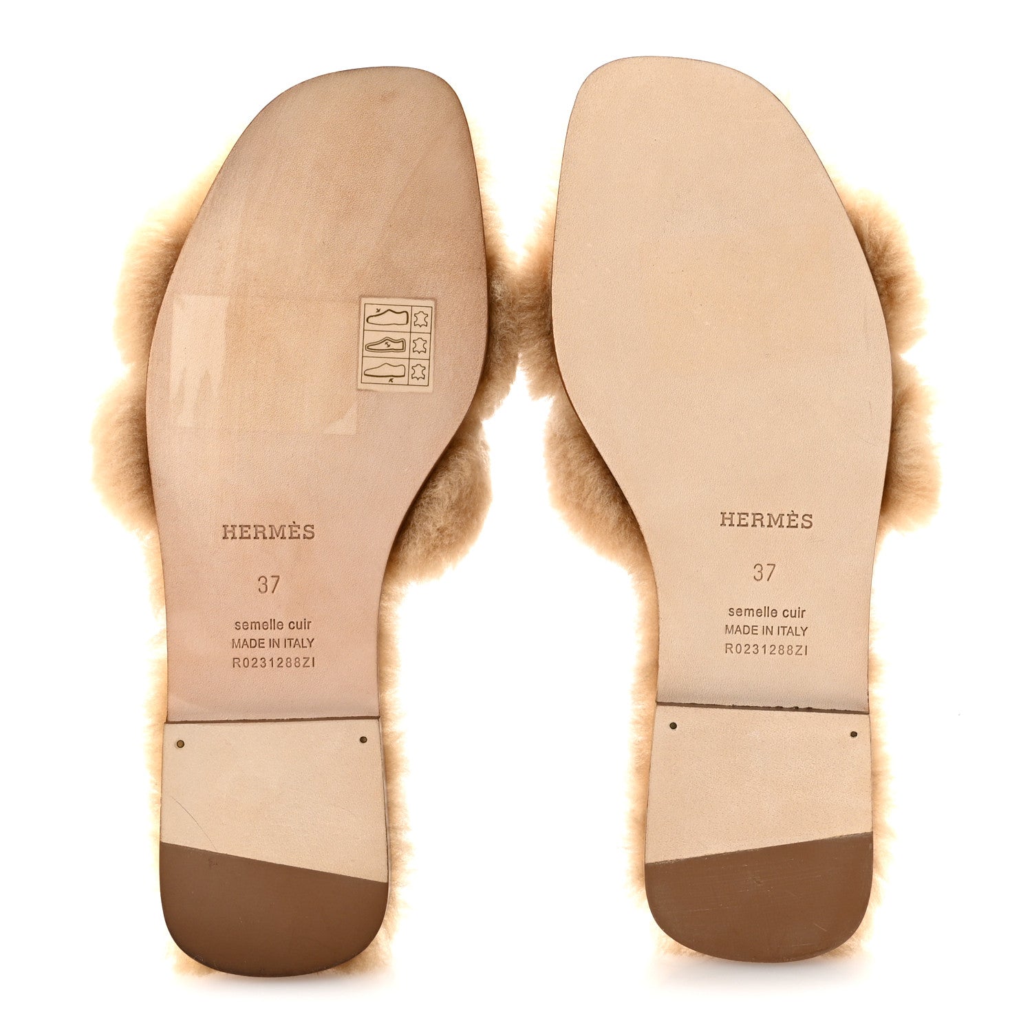 Woolskin Oran Sandals 37 Beige Argile