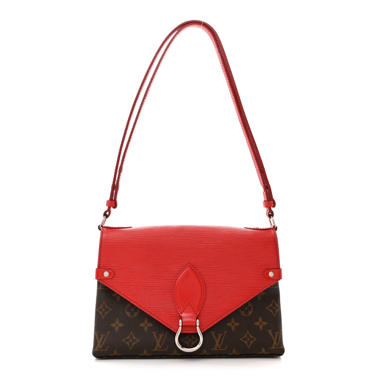 Monogram Epi Saint Michel Coquelicot