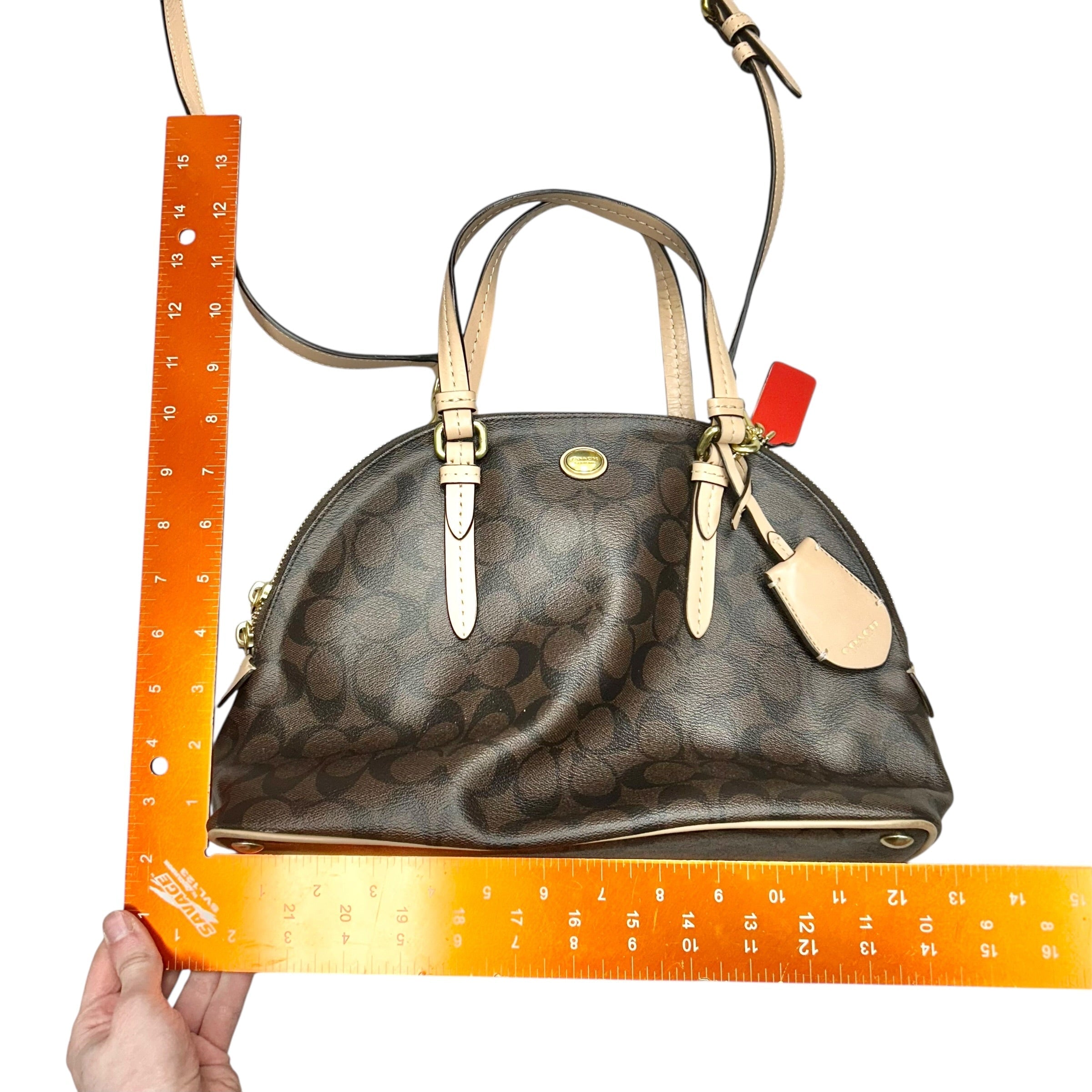 Crossbody Designer By Coach, Size: Medium