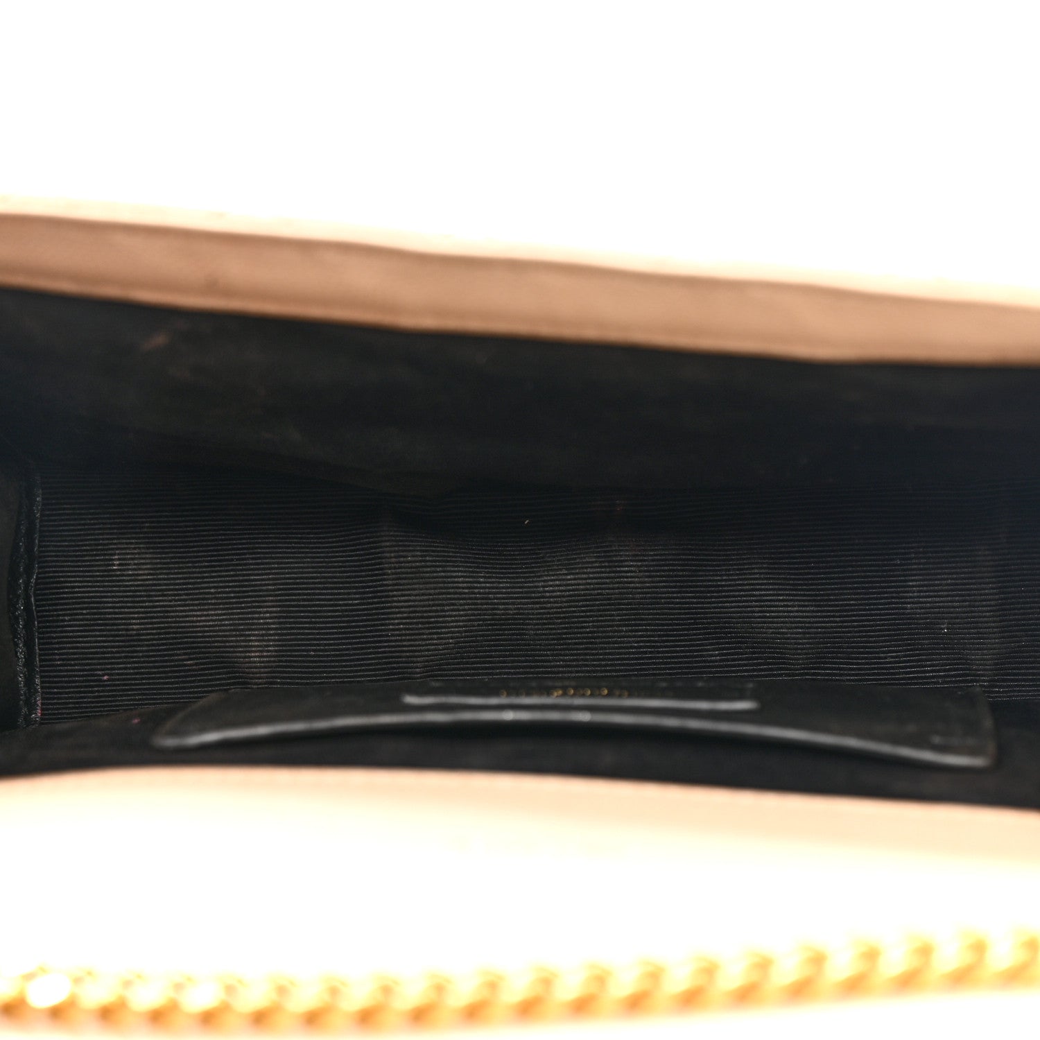 Grain De Poudre Textured Mixed Matelasse Triquilt Small Monogram Satchel Dark Beige
