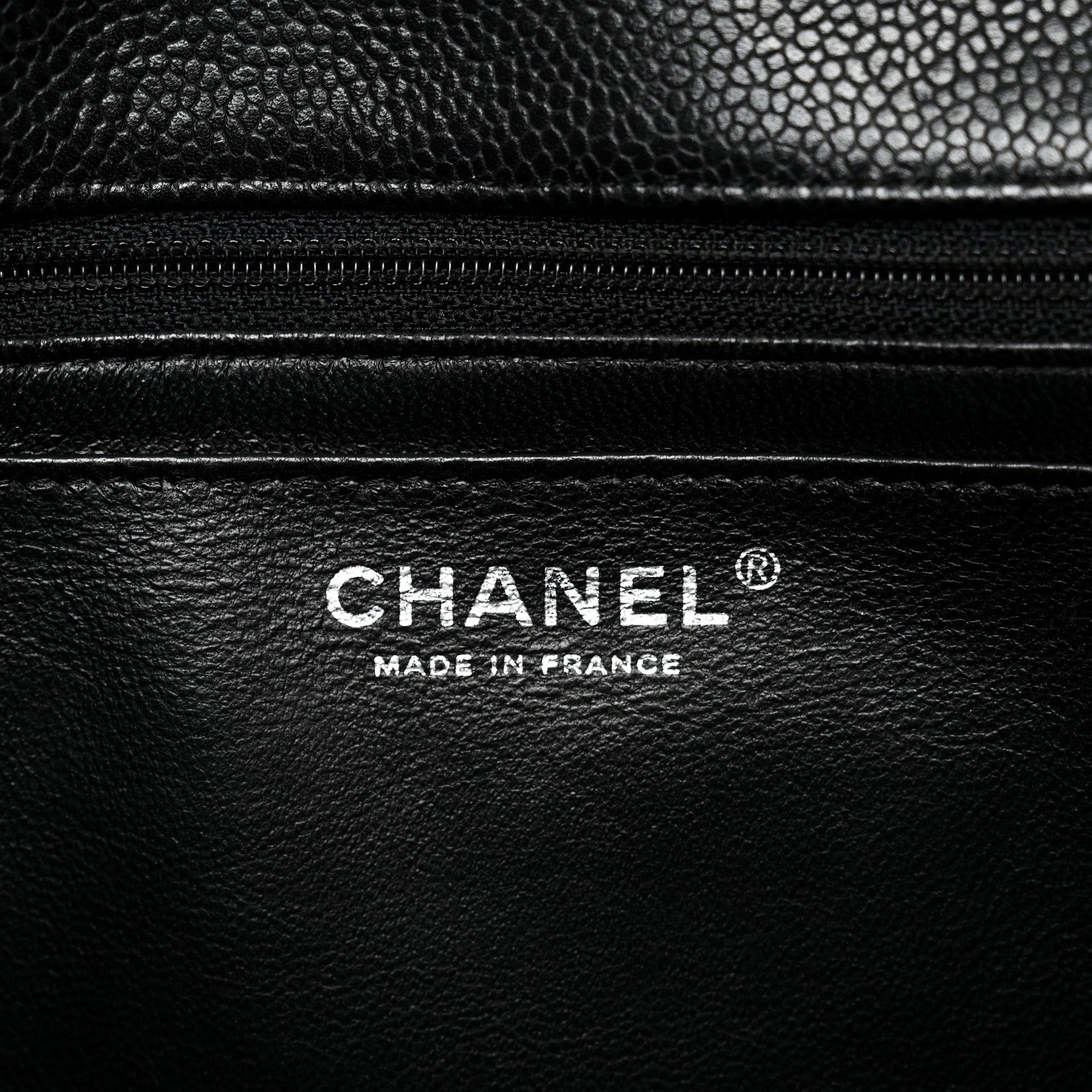 Caviar Quilted Jumbo Single Flap Black
