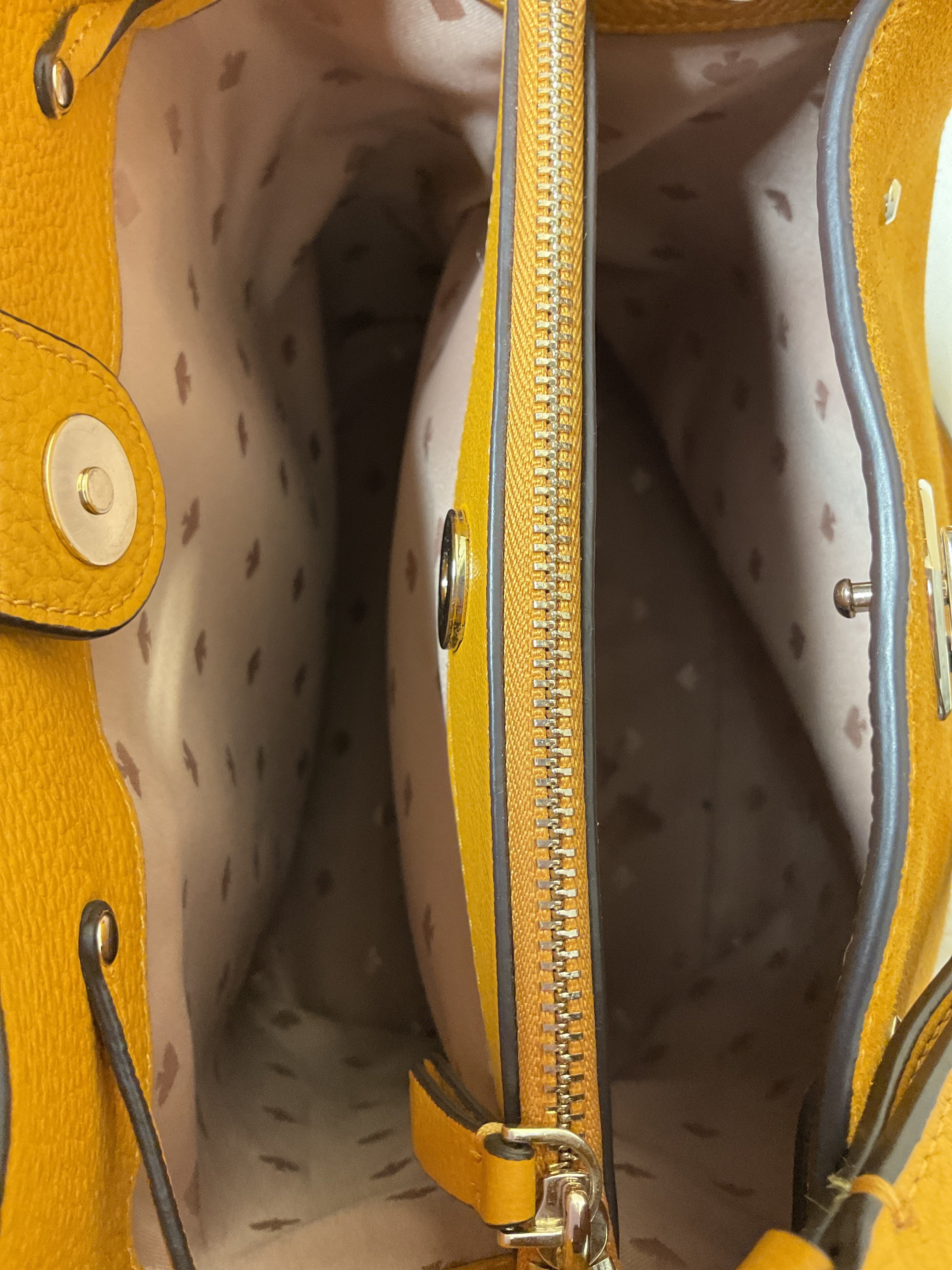 Handbag Designer By Kate Spade In Yellow, Size:Medium