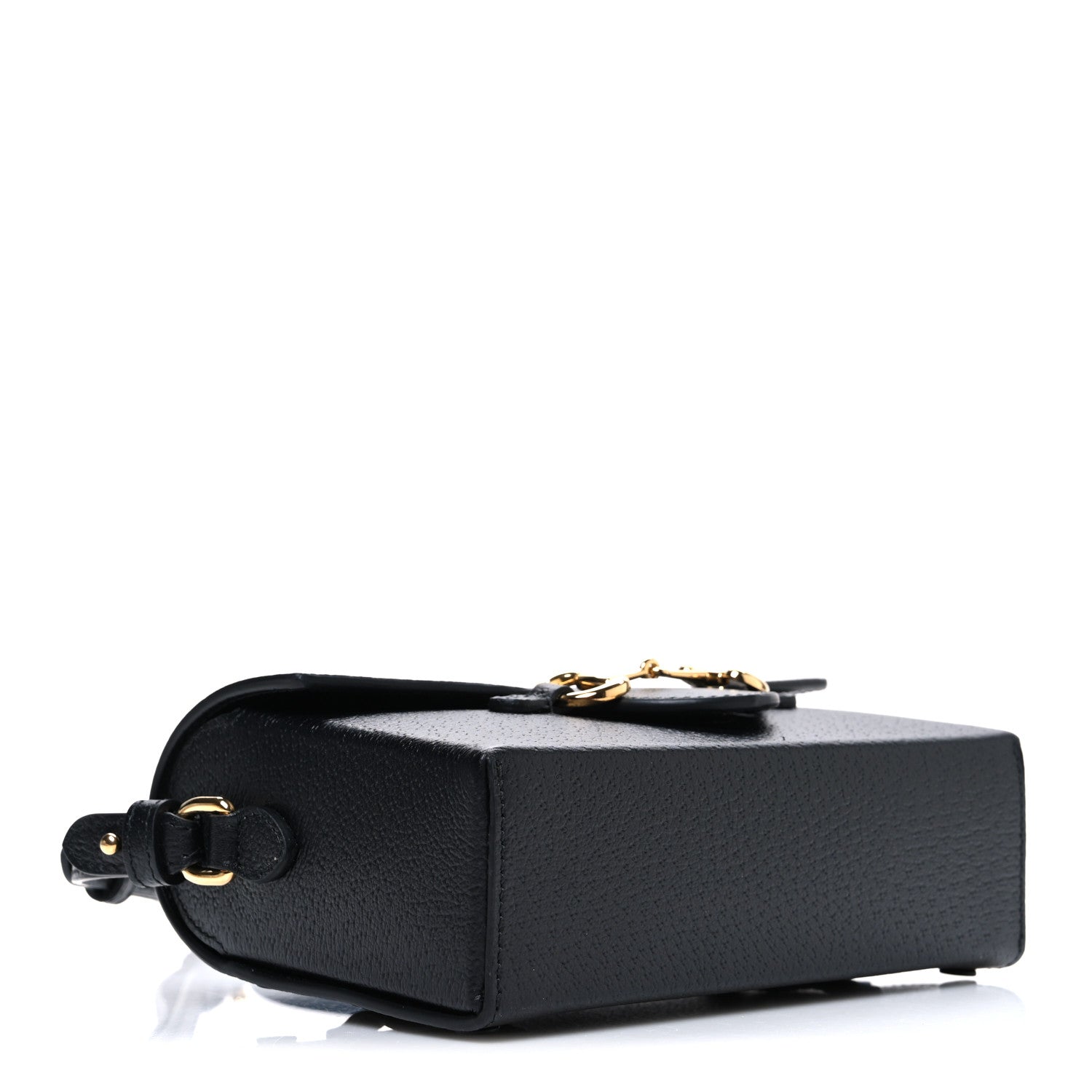 Calfskin Horsebit 1955 Shoulder Bag Black