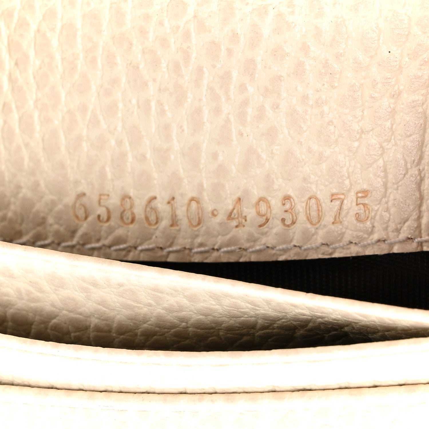 Dollar Calfskin GG Supreme Monogram GG Marmont Card Case Mystic White Beige Ebony