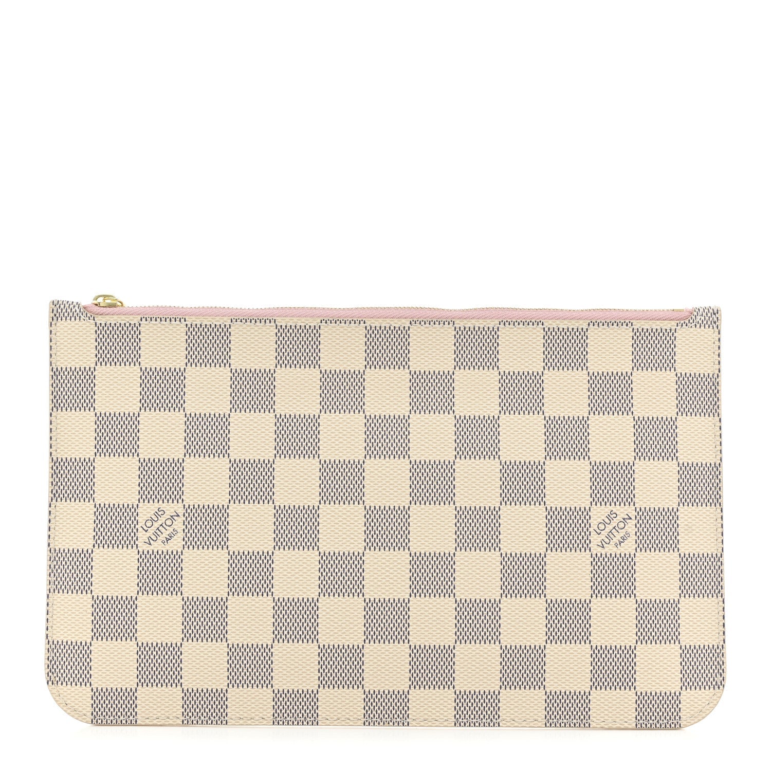 Damier Azur Neverfull MM GM Pochette Rose Ballerine