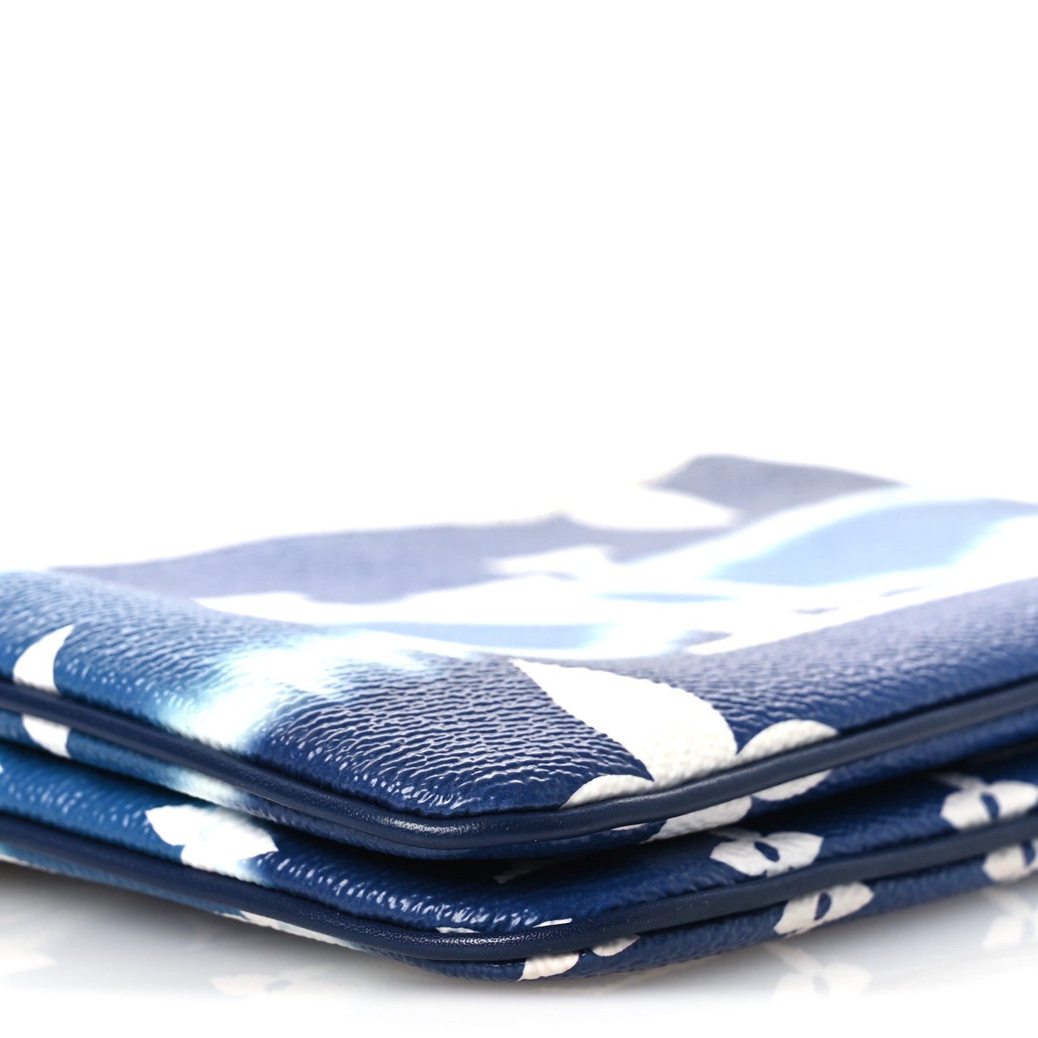 Monogram Giant Escale Double Zip Pochette Blue