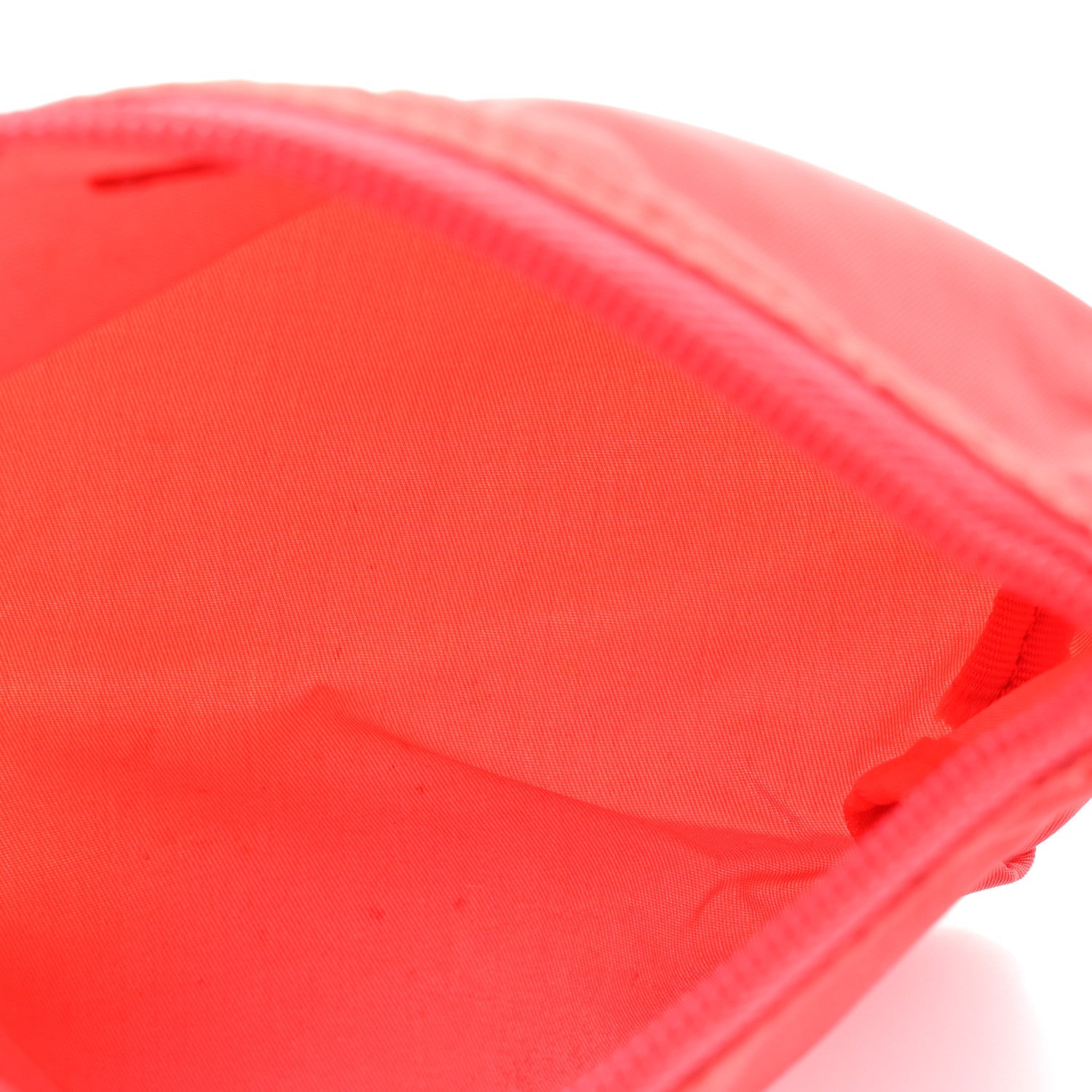 Tessuto Nylon Vela Cosmetic Pouch Rosso