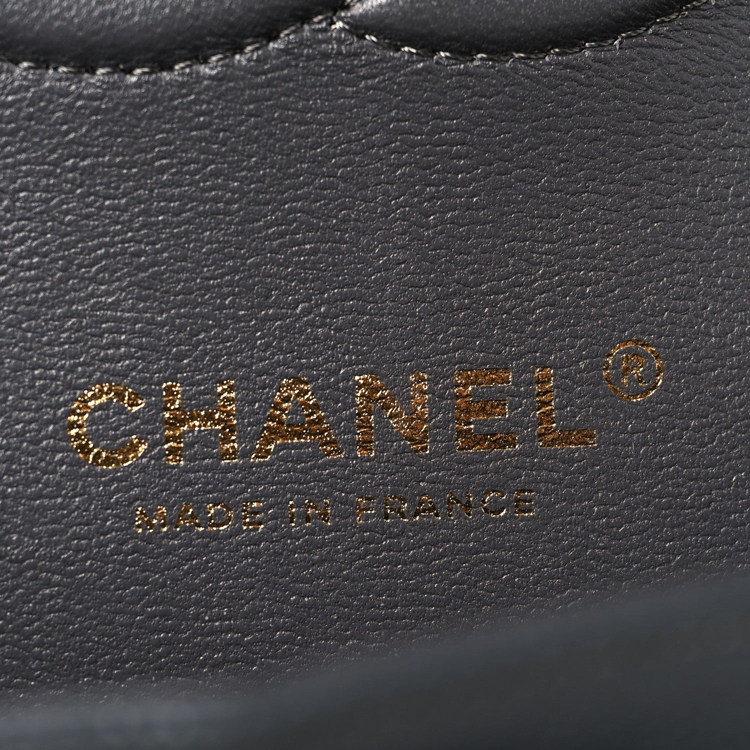 Caviar Quilted Medium Double Flap Dark Grey